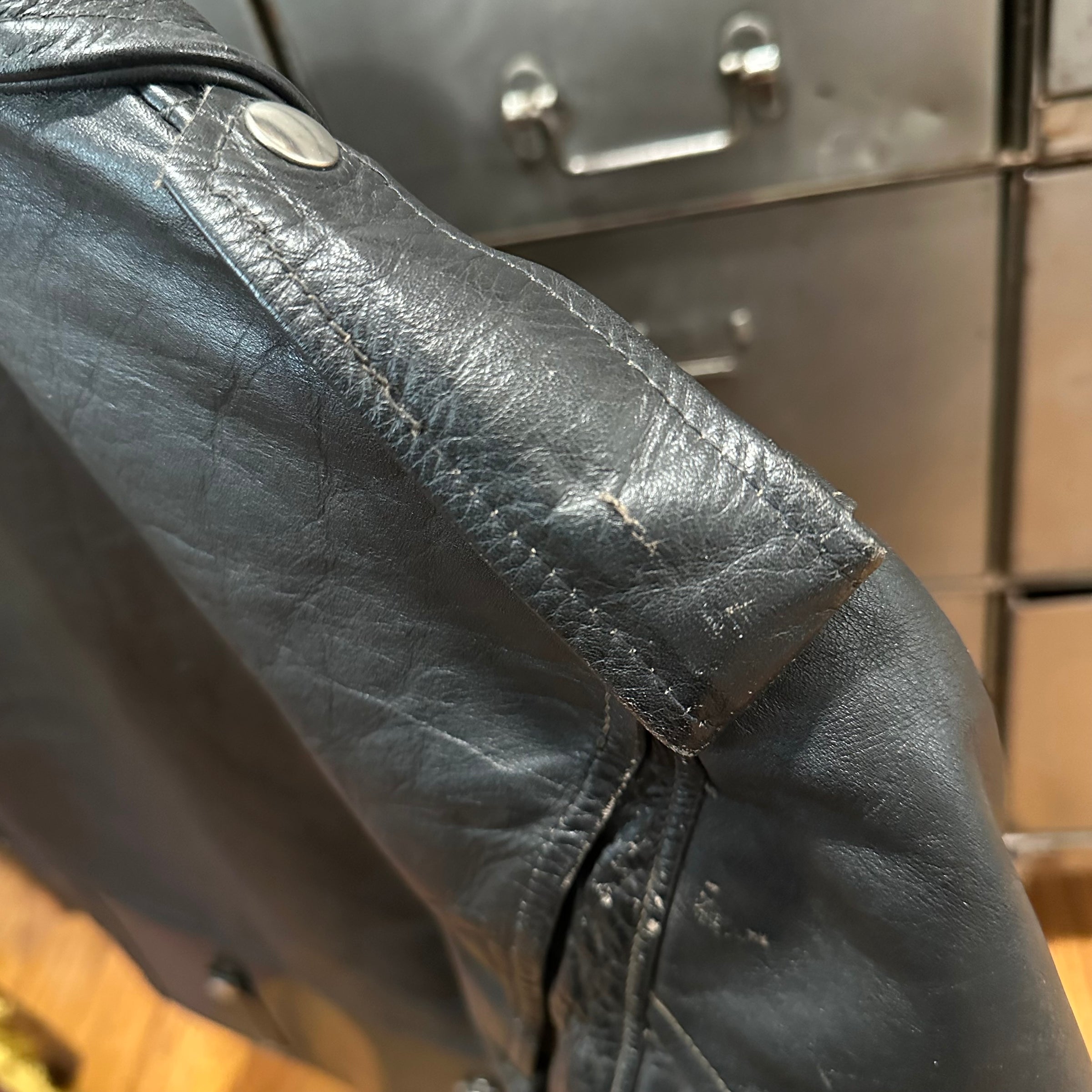 1960’s Harley Davidson Cycle Champ Leather Jacket Size 40