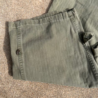 1940’s US Military HBT Coveralls Tagged Small