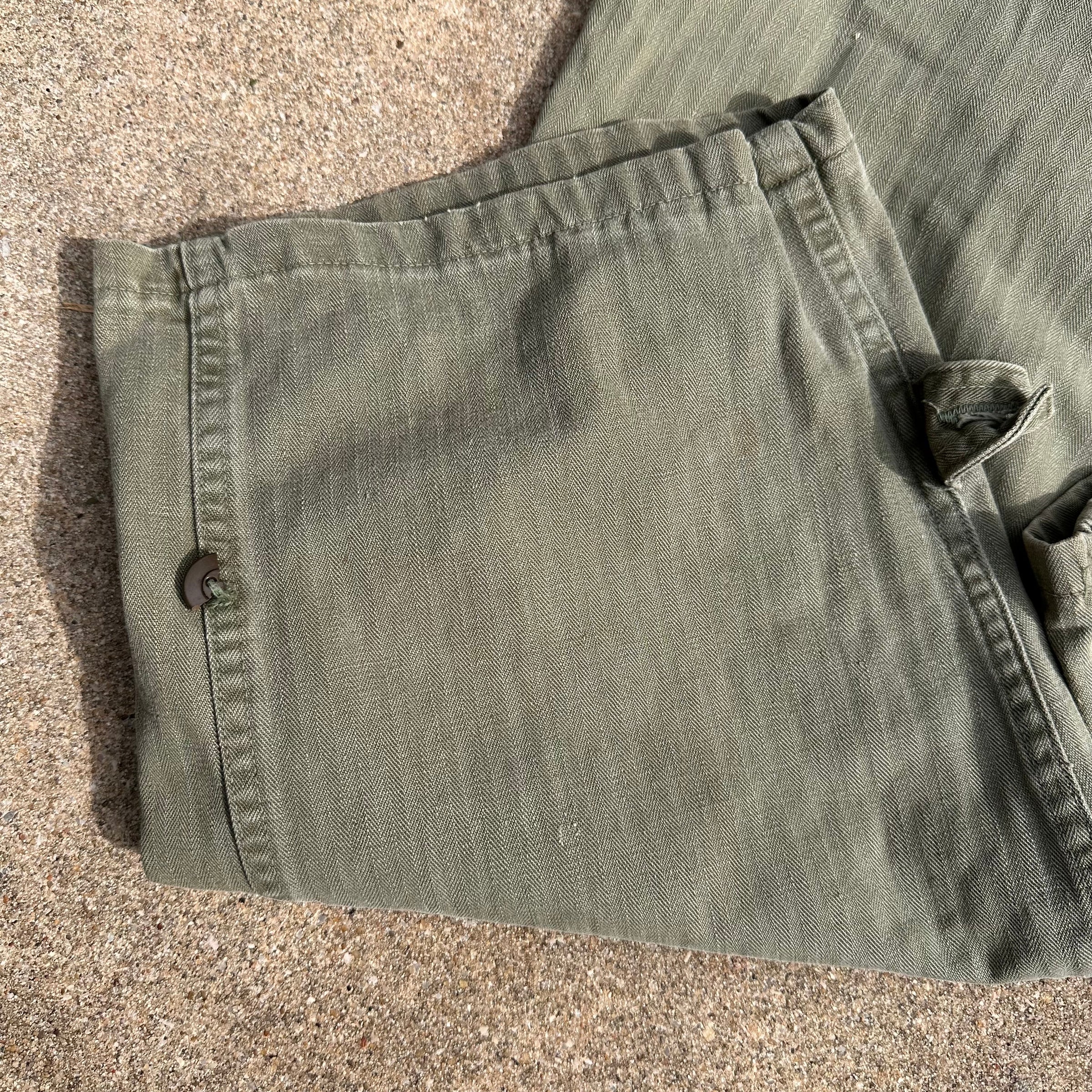 1940’s US Military HBT Coveralls Tagged Small