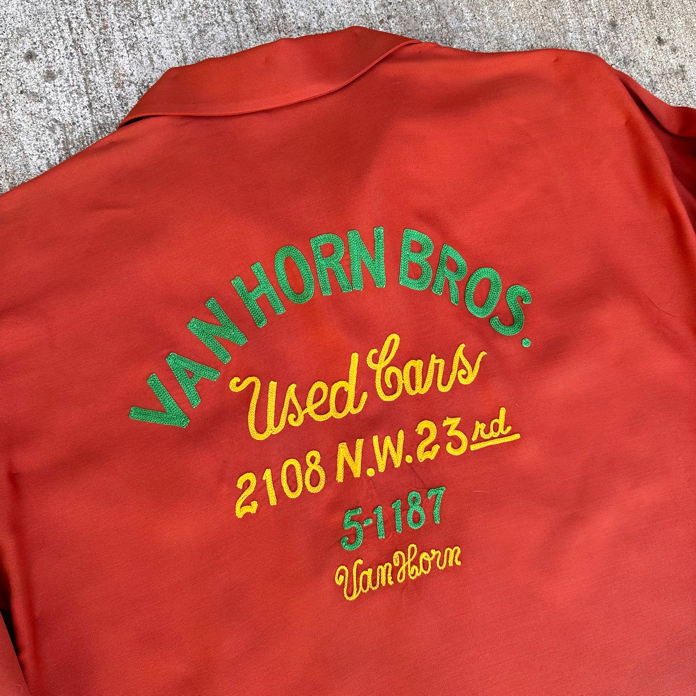 1940’s/50’s Puritan Swingster Embroidered Gabardine Shirt XL