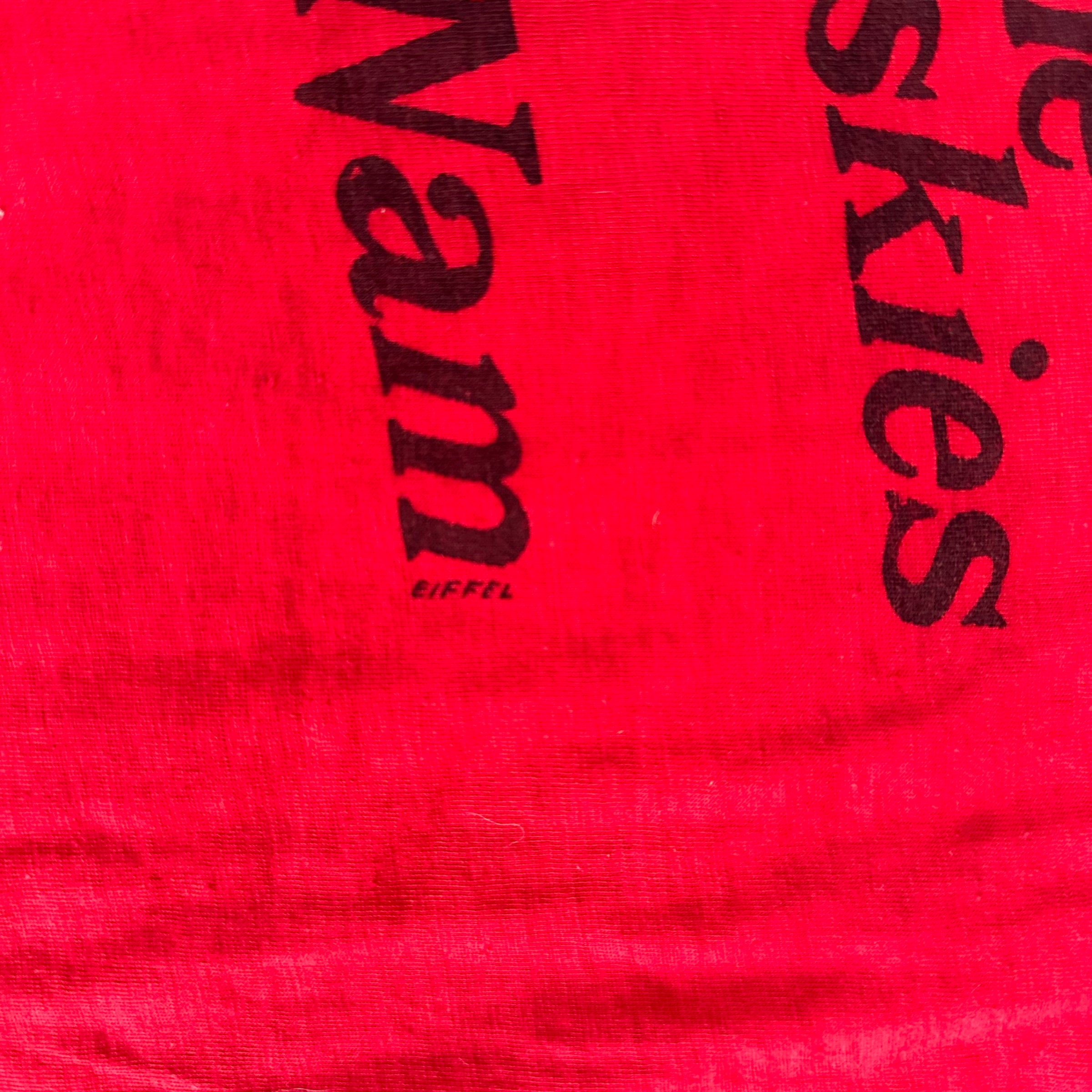 1960’s Deadstock “Fly The Friendly Skies of Vietnam” United Airlines Slogan T-Shirt Size 46