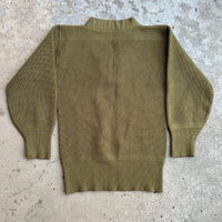 1940’s WWII Deadstock US Army V-Neck Sweater Size 42