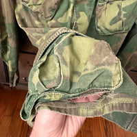 1960’s Poplin ERDL Camo Jungle Jacket Large Regular