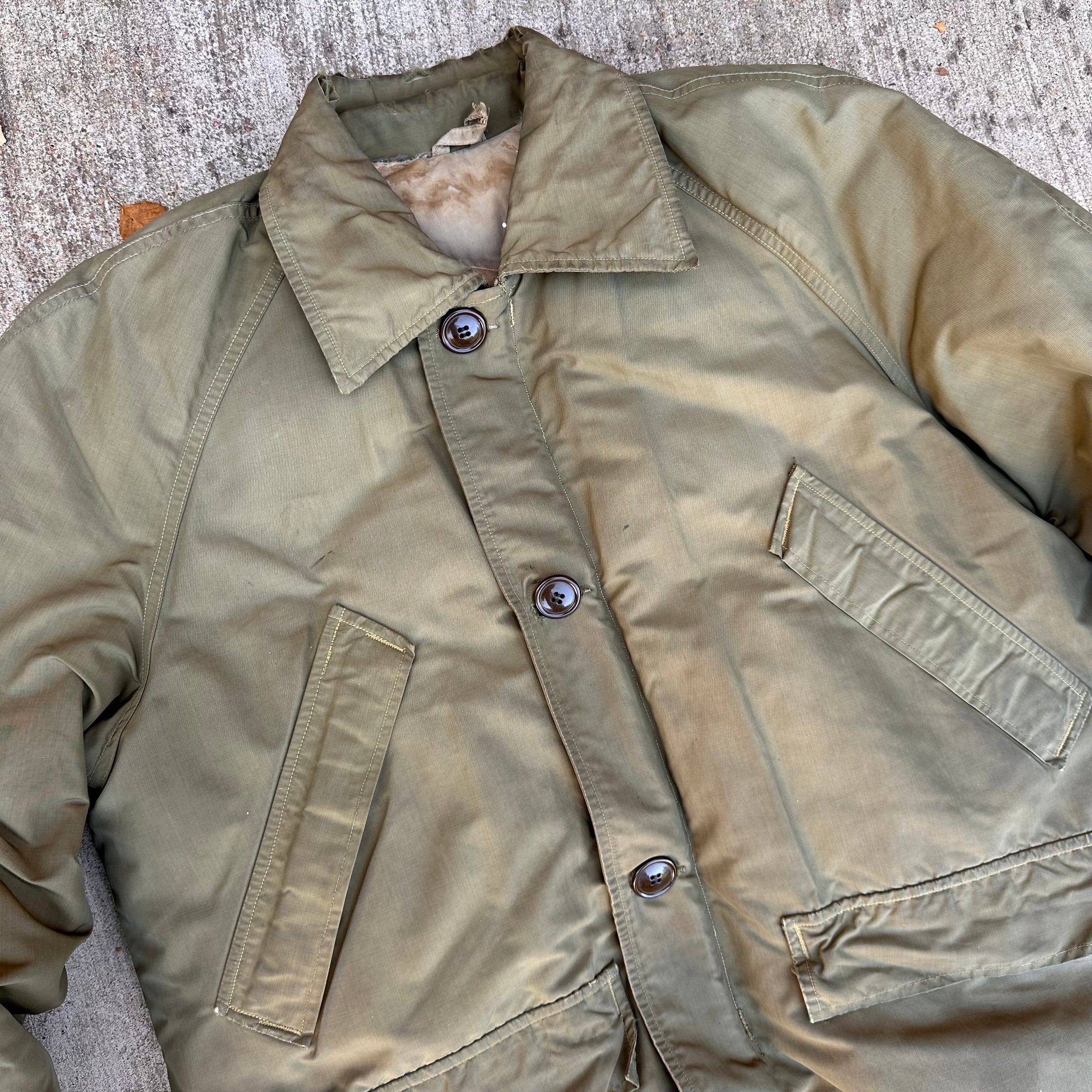 1960’s Eddie Bauer Bauer Down Quilted Puffer Jacket Large