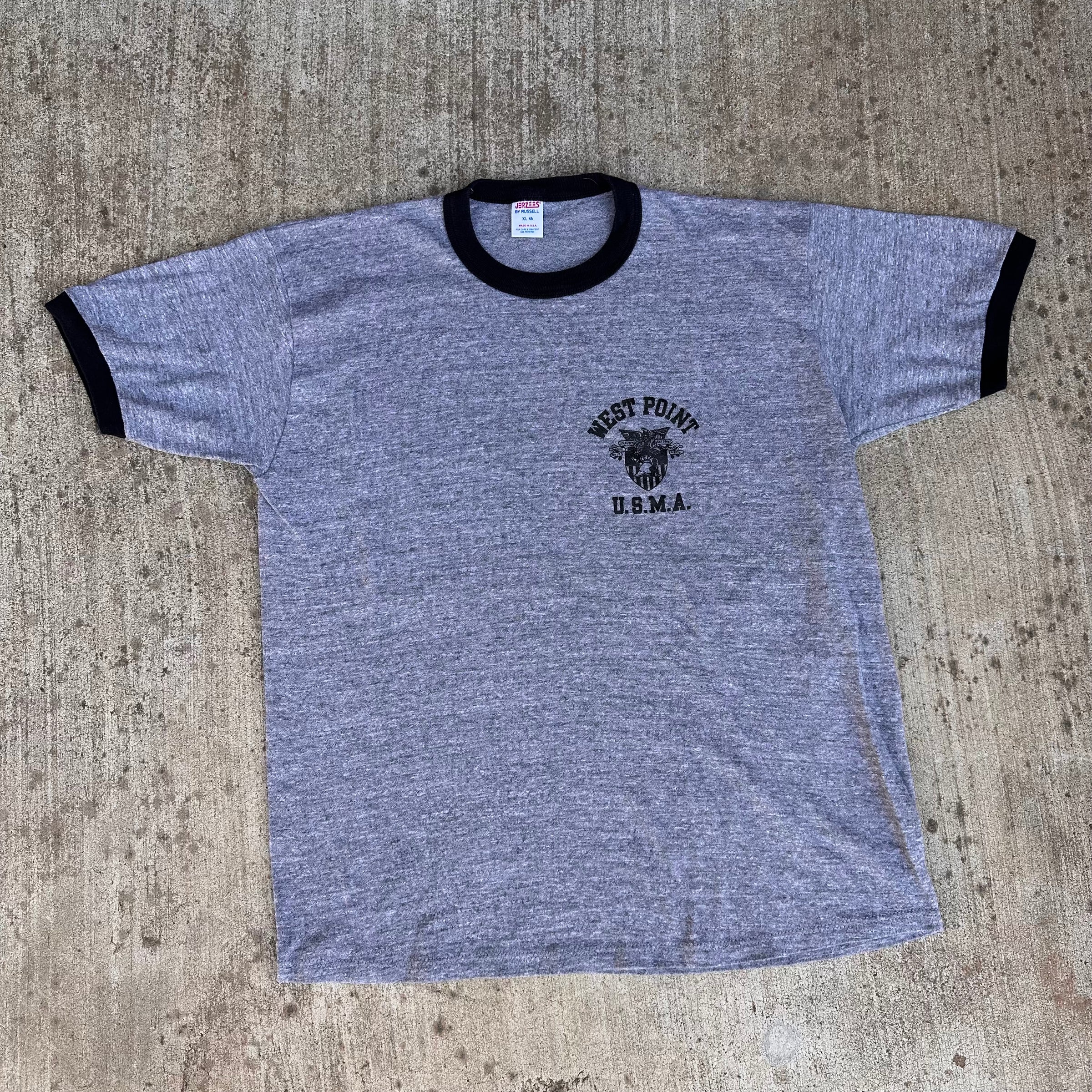 1980’s USMA West Point Ringer T-Shirt Large