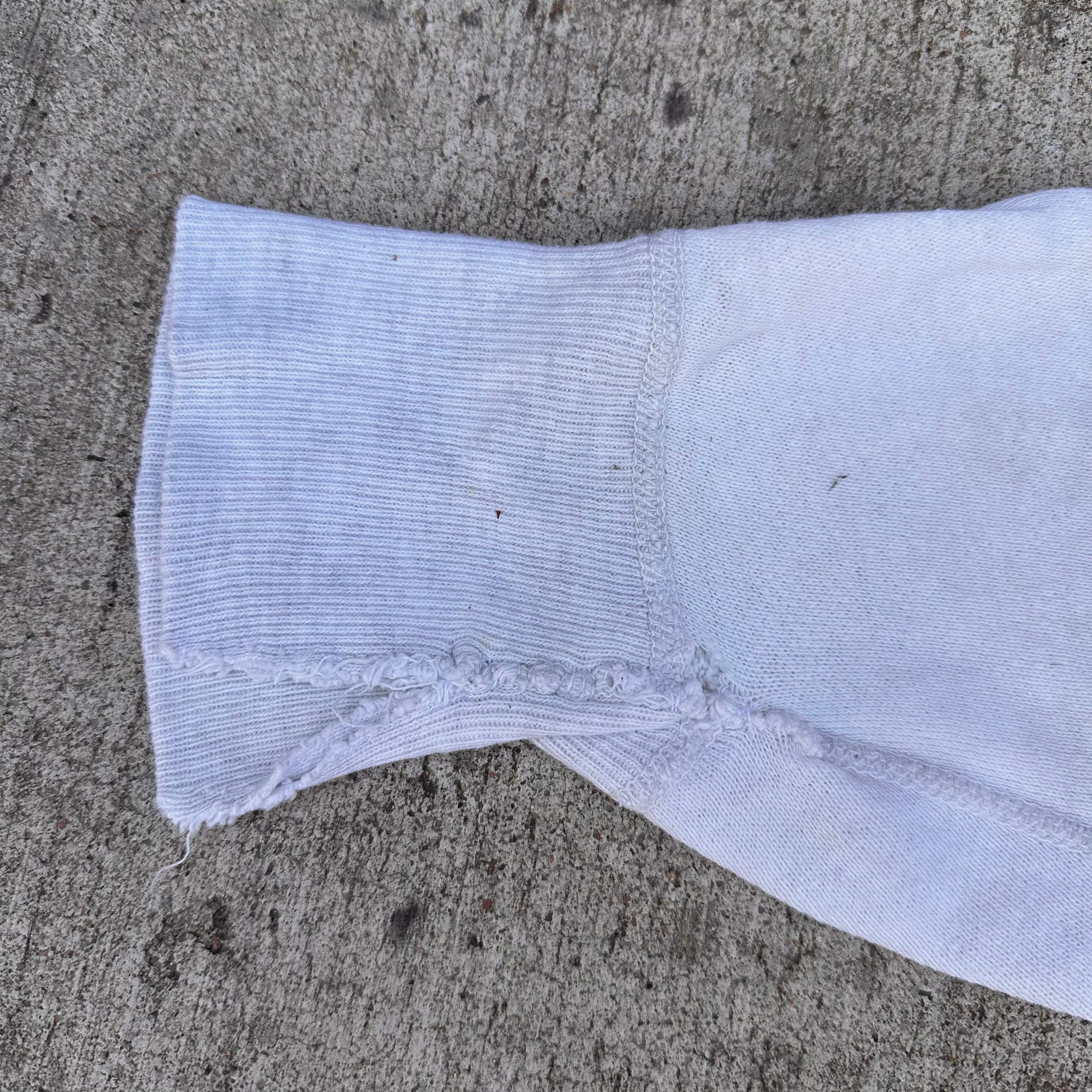 1950’s Two-Tone Single V Crewneck Sweatshirt 27” Chest