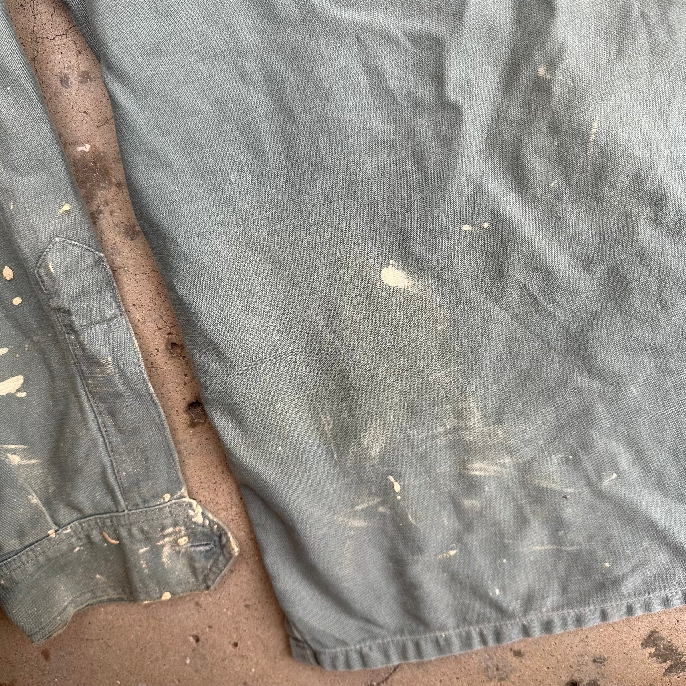 1950’s/60’s USAF Private Purchase Sage Green 507 Fatigue Shirt