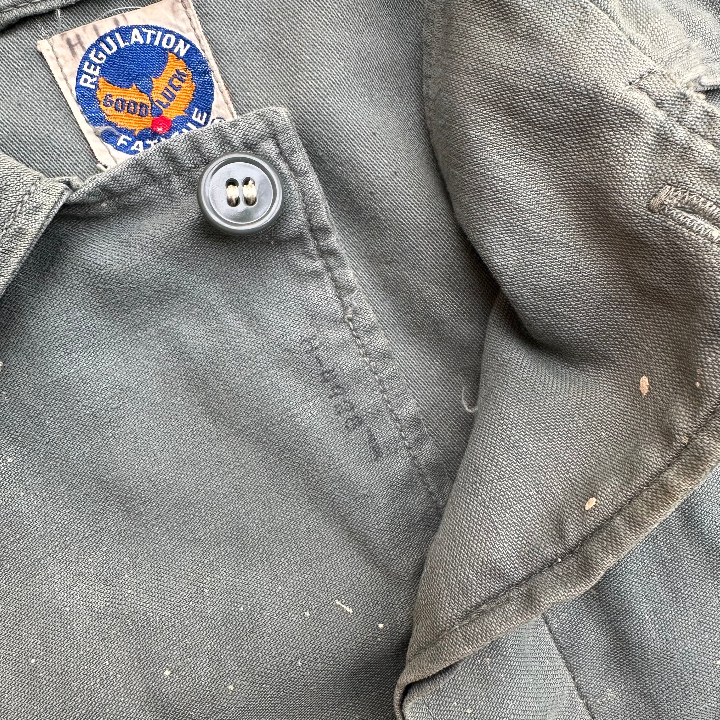 1950’s/60’s USAF Private Purchase Sage Green 507 Fatigue Shirt