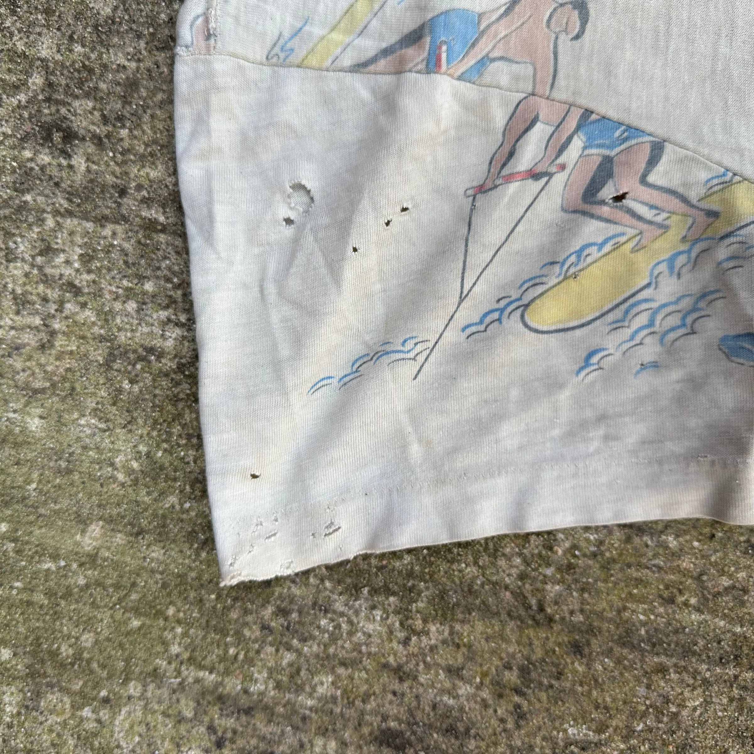 1950’s Thrashed Rockabilly Watersports T-Shirt 17.5” Chest