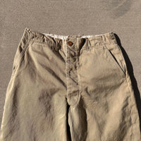 1940’s WWII US Army M-45 Khaki Pants 30” x 29”