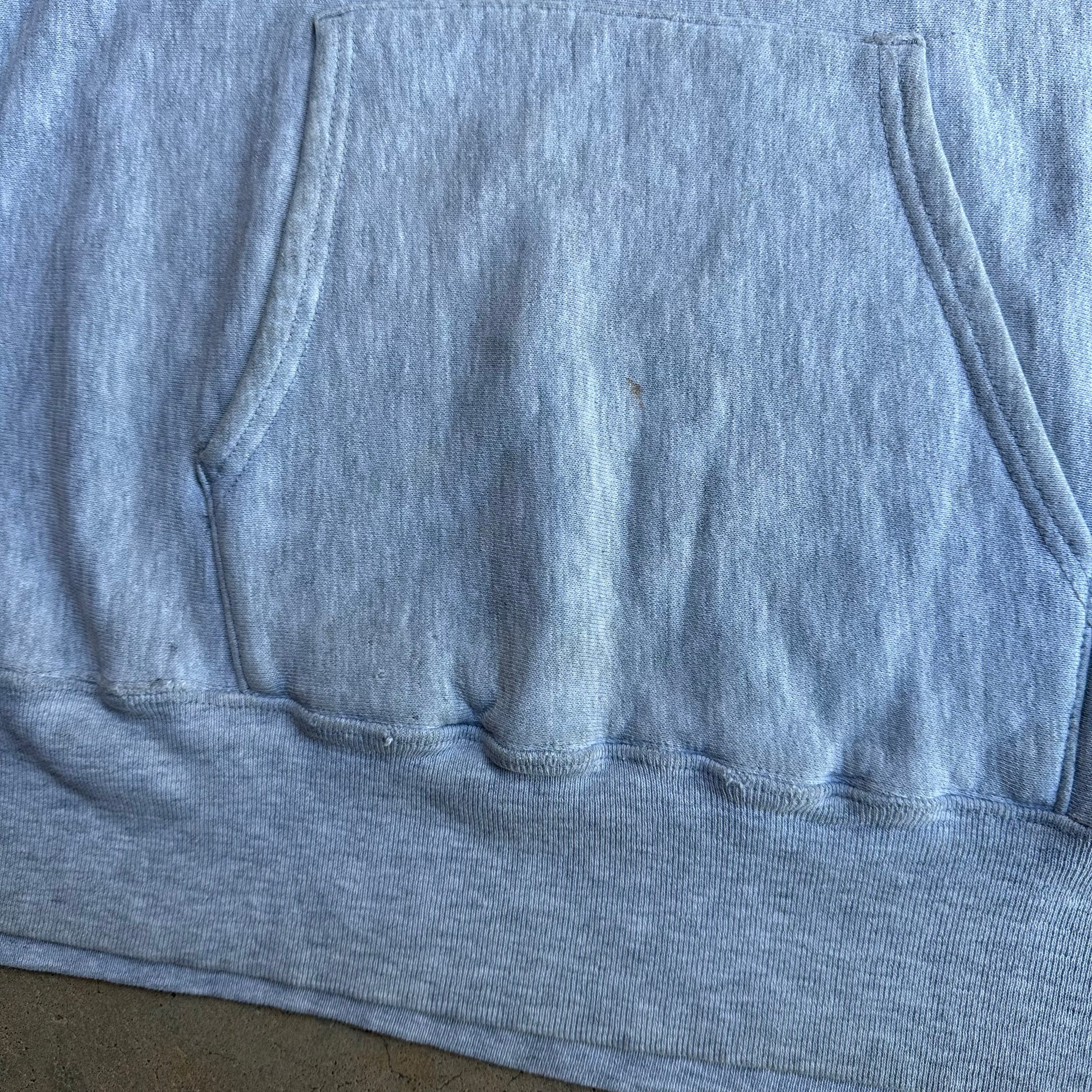 1980’s Champion Reverse Weave Winged Foot Hooded Sweatshirt Large