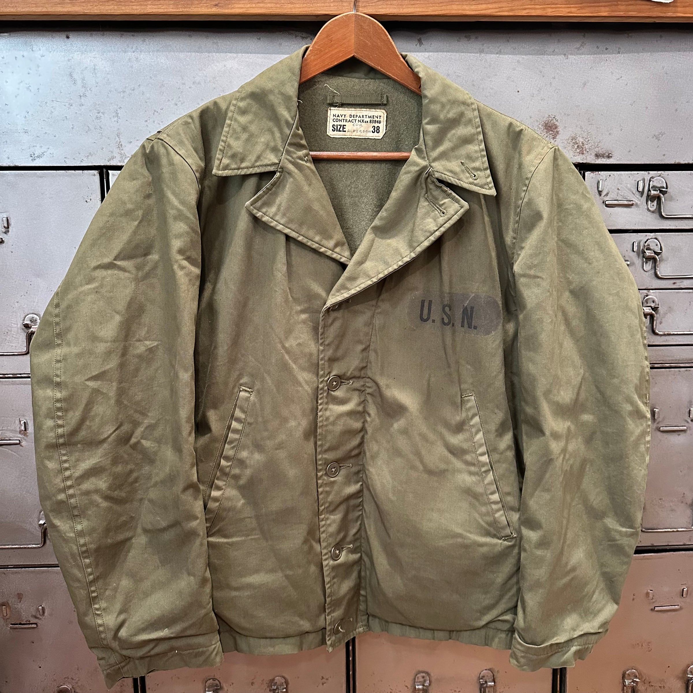 1940’s WWII Mint US Navy N-4 Field Jacket Size 38