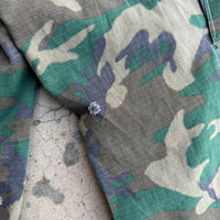 1970’s Vietnam War Brown Dominant ERDL Camo Jungle Pants Medium Regular