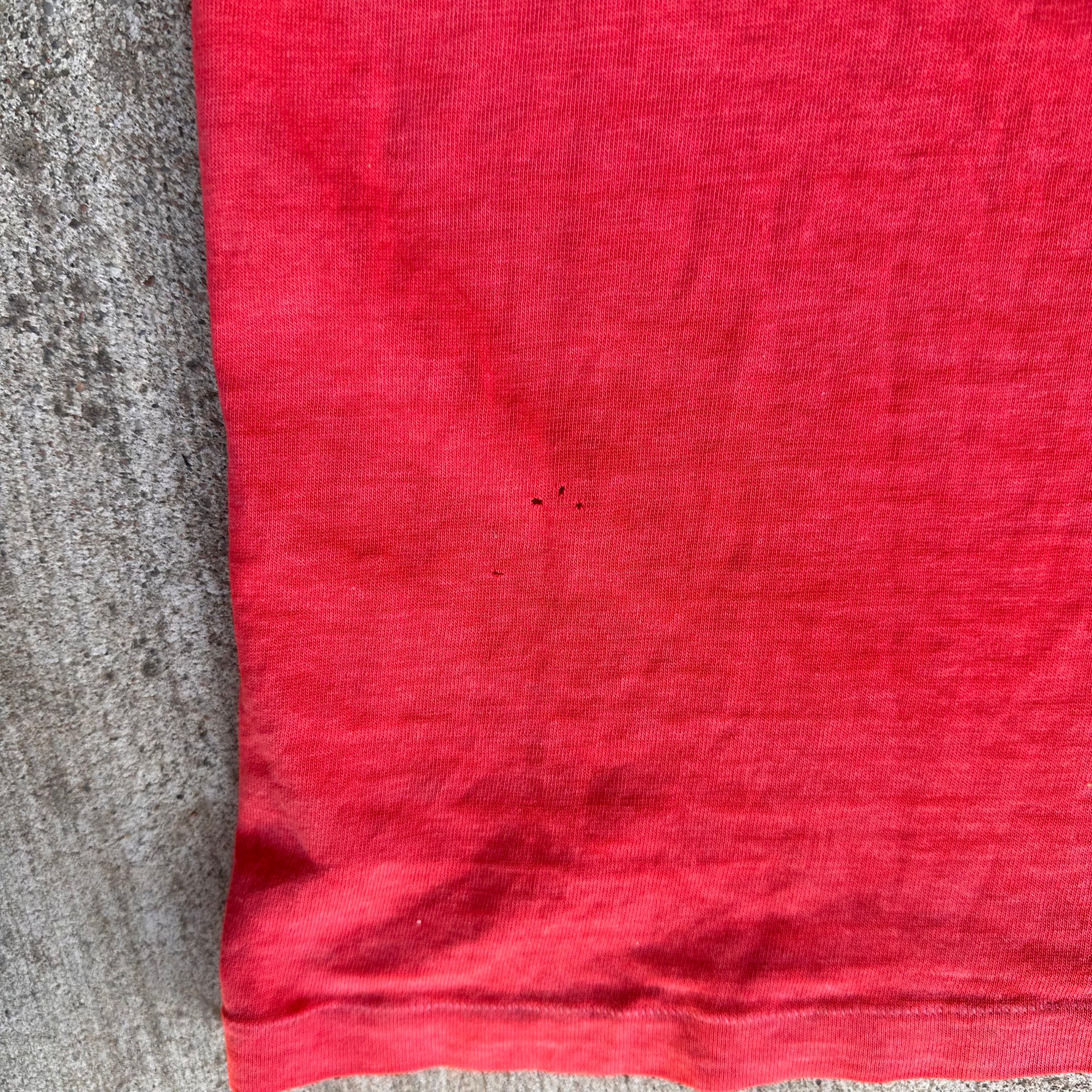 1980’s Thrashed Paper Thin Adidas T-Shirt Large