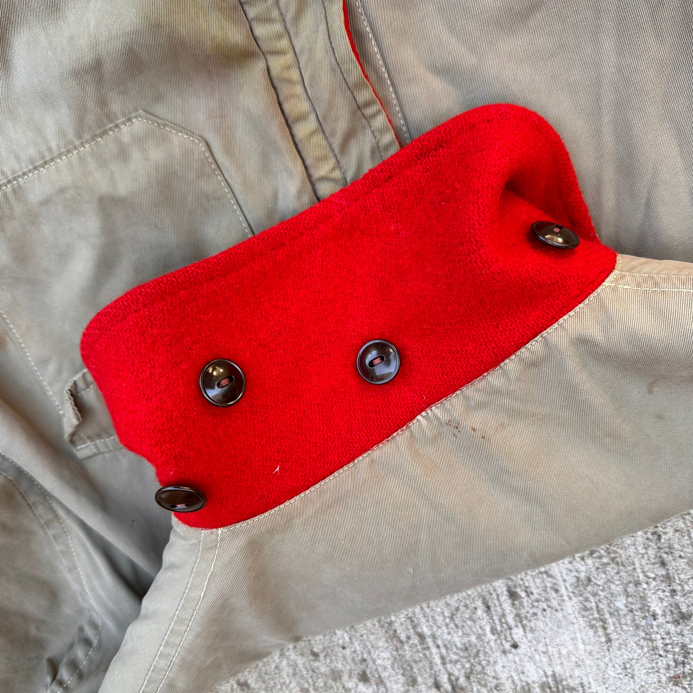 1940’s/50’s Dewey’s Sport Shop Reversible Wool Lined Cotton Jacket Large