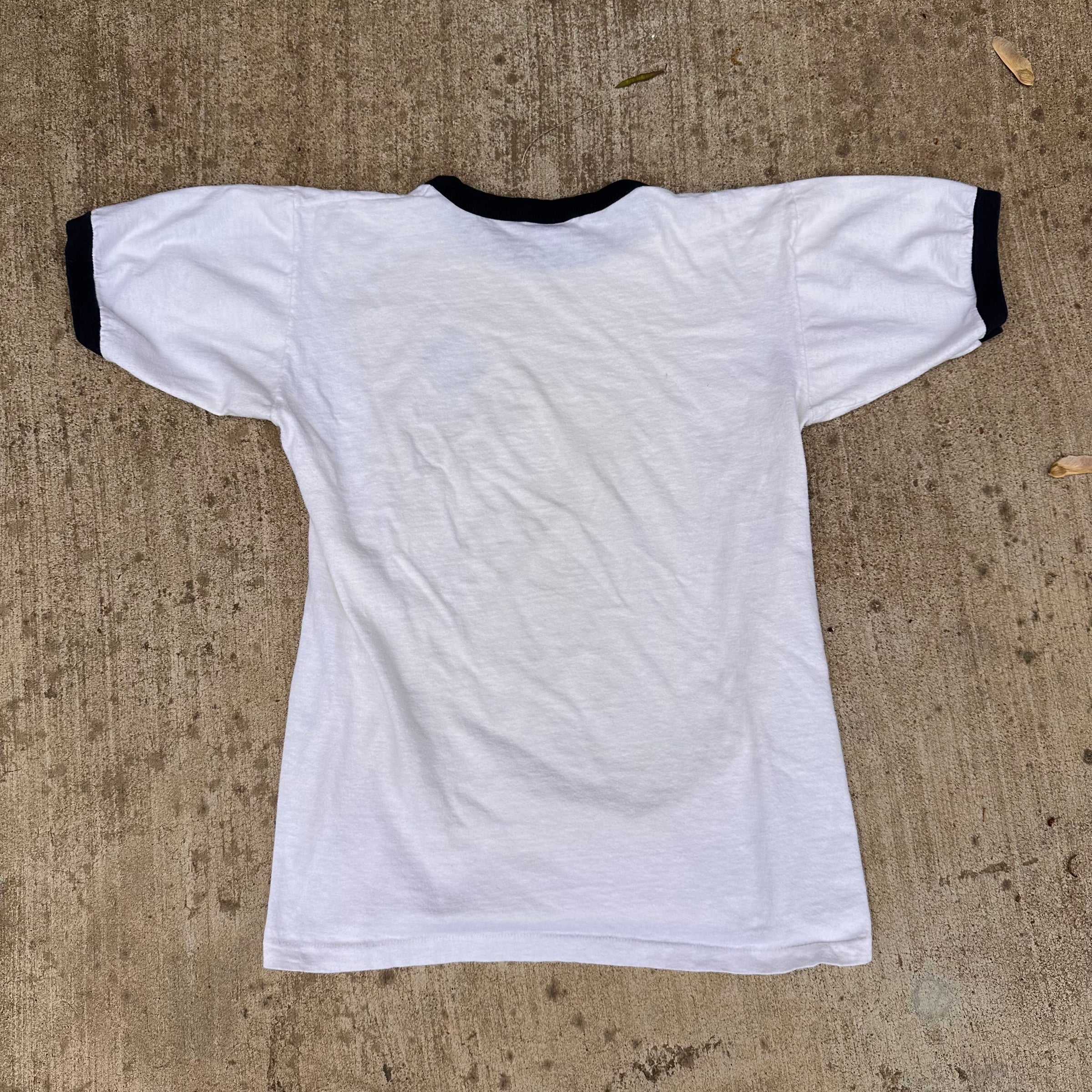 1980’s US Naval Academy Champion Ringer T-Shirt Small