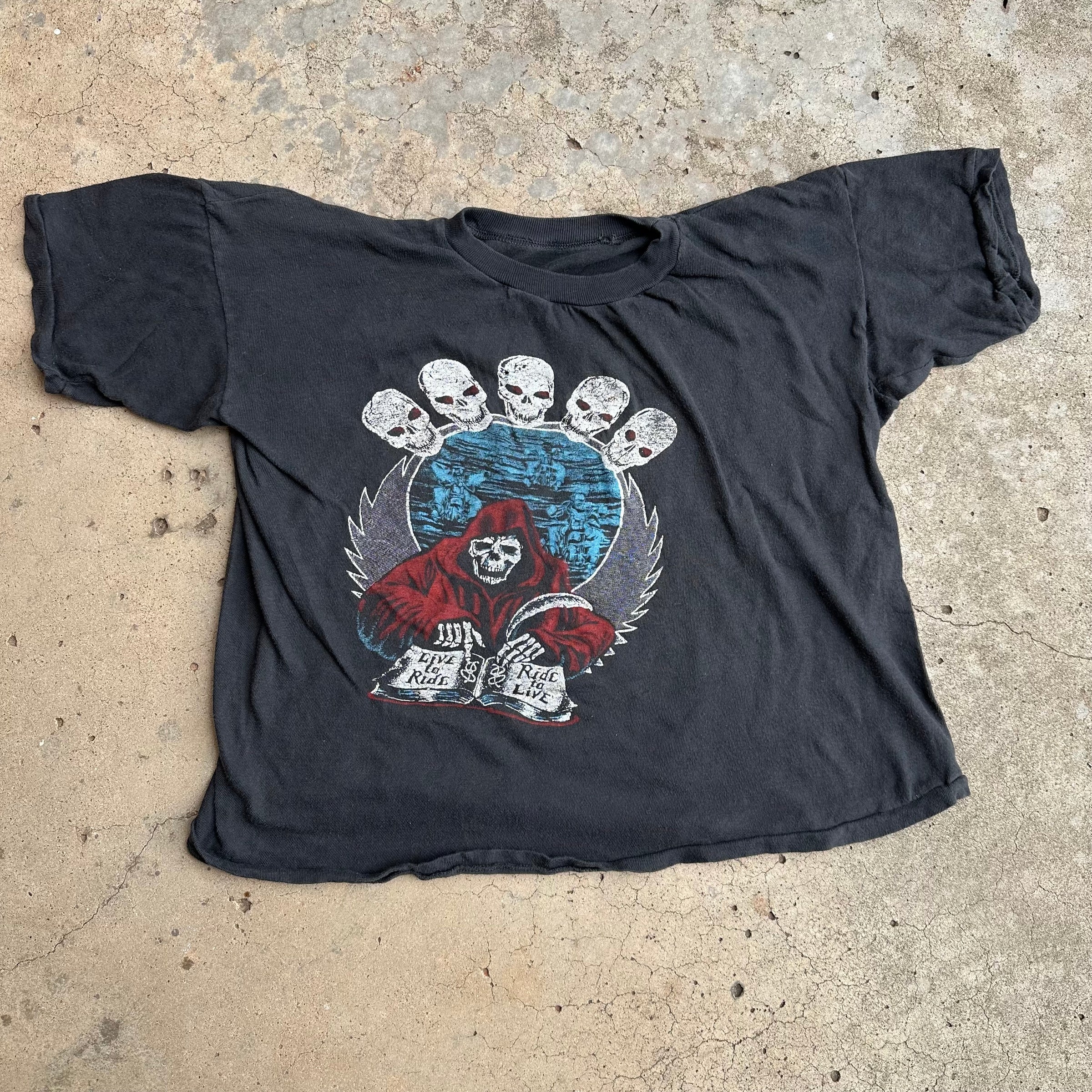 1980’s Easy Rider Grim Reaper T-Shirt Small