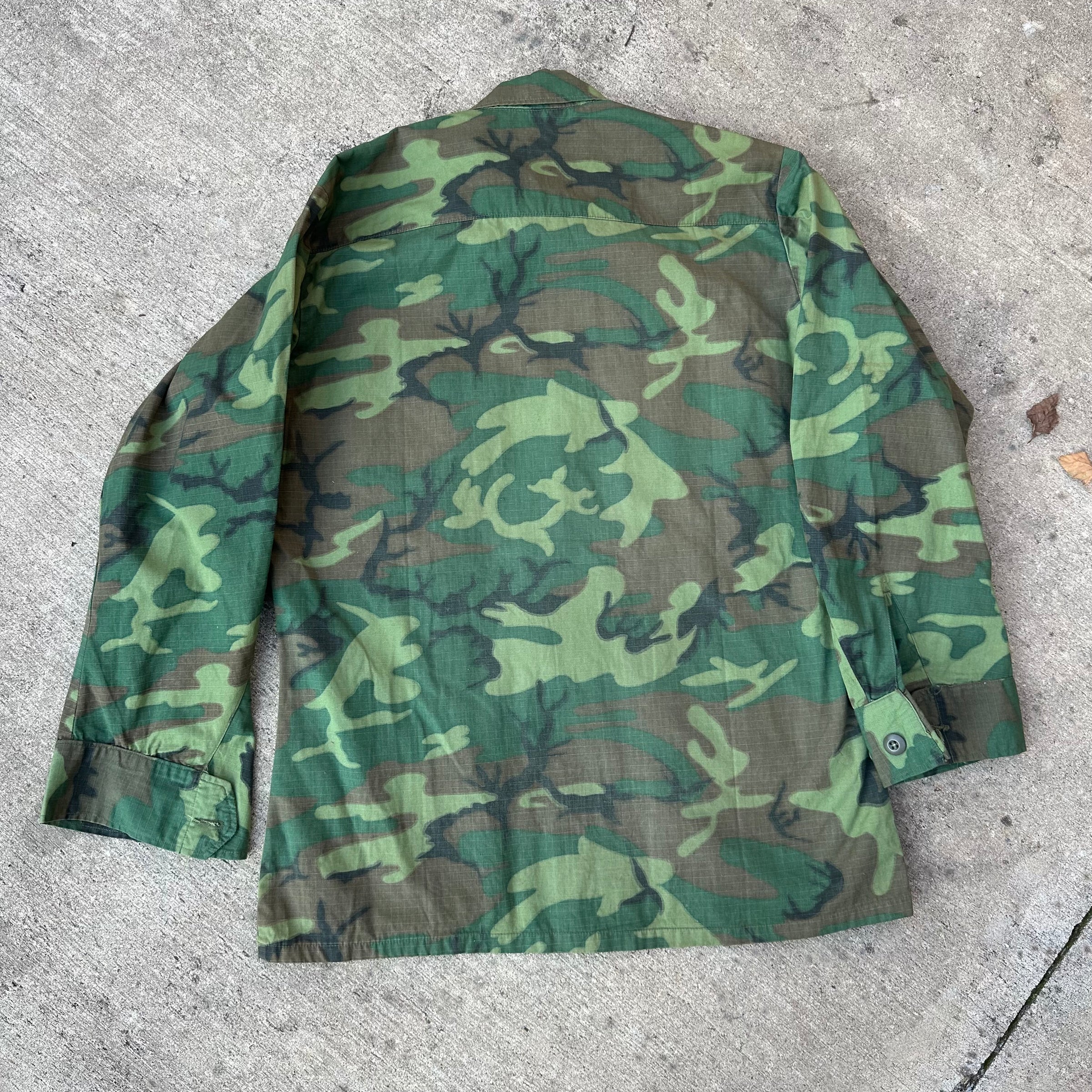 1960’s Mint Named ERDL Camo Jungle Jacket Small Short