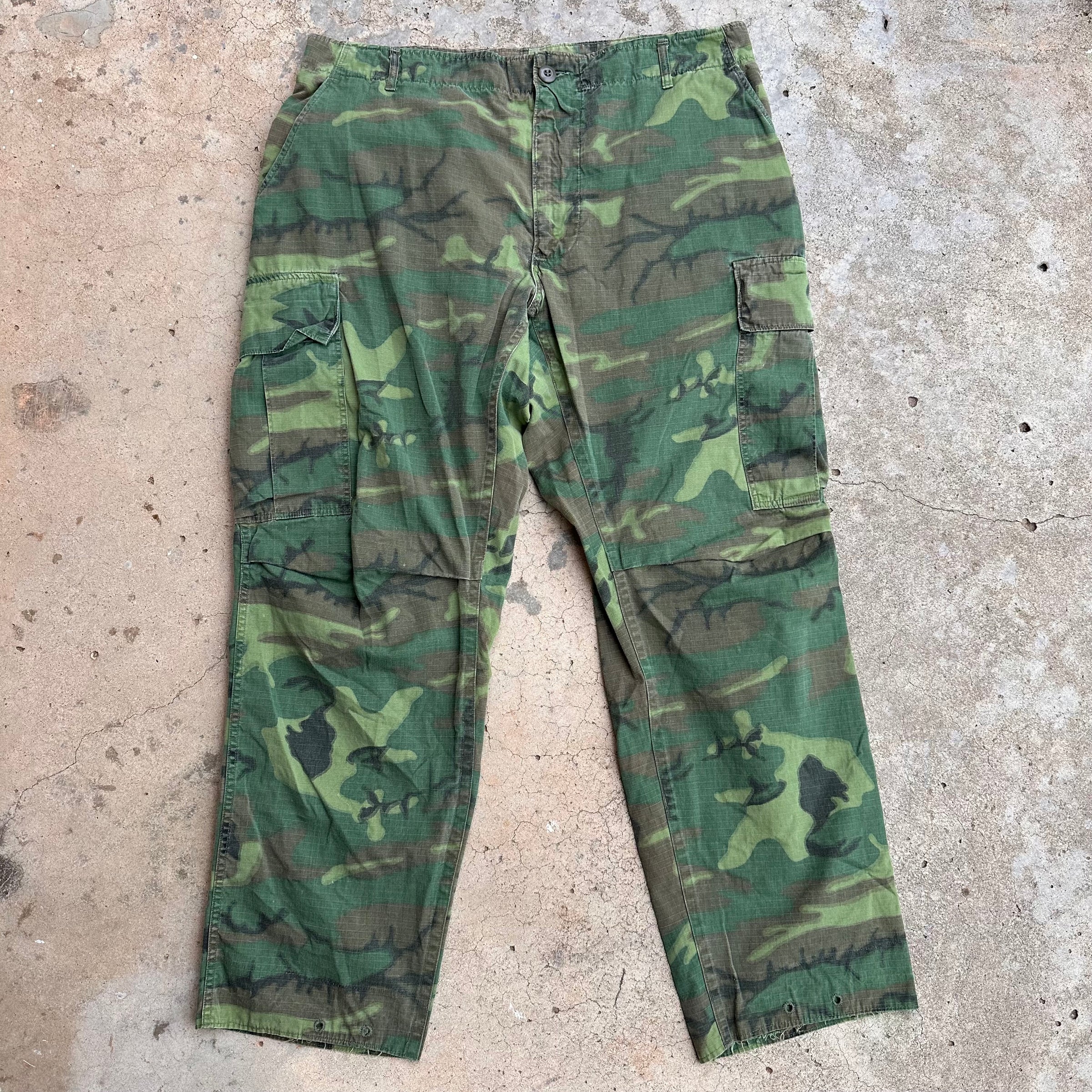 1960’s ERDL Camo Jungle Pants 36” Waist Medium Regular