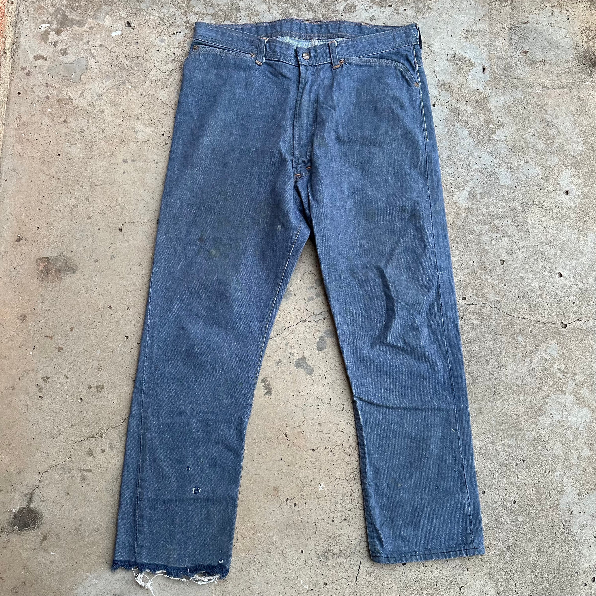 1960’s Roebucks Frog Pocket Denim Jeans 36” Waist