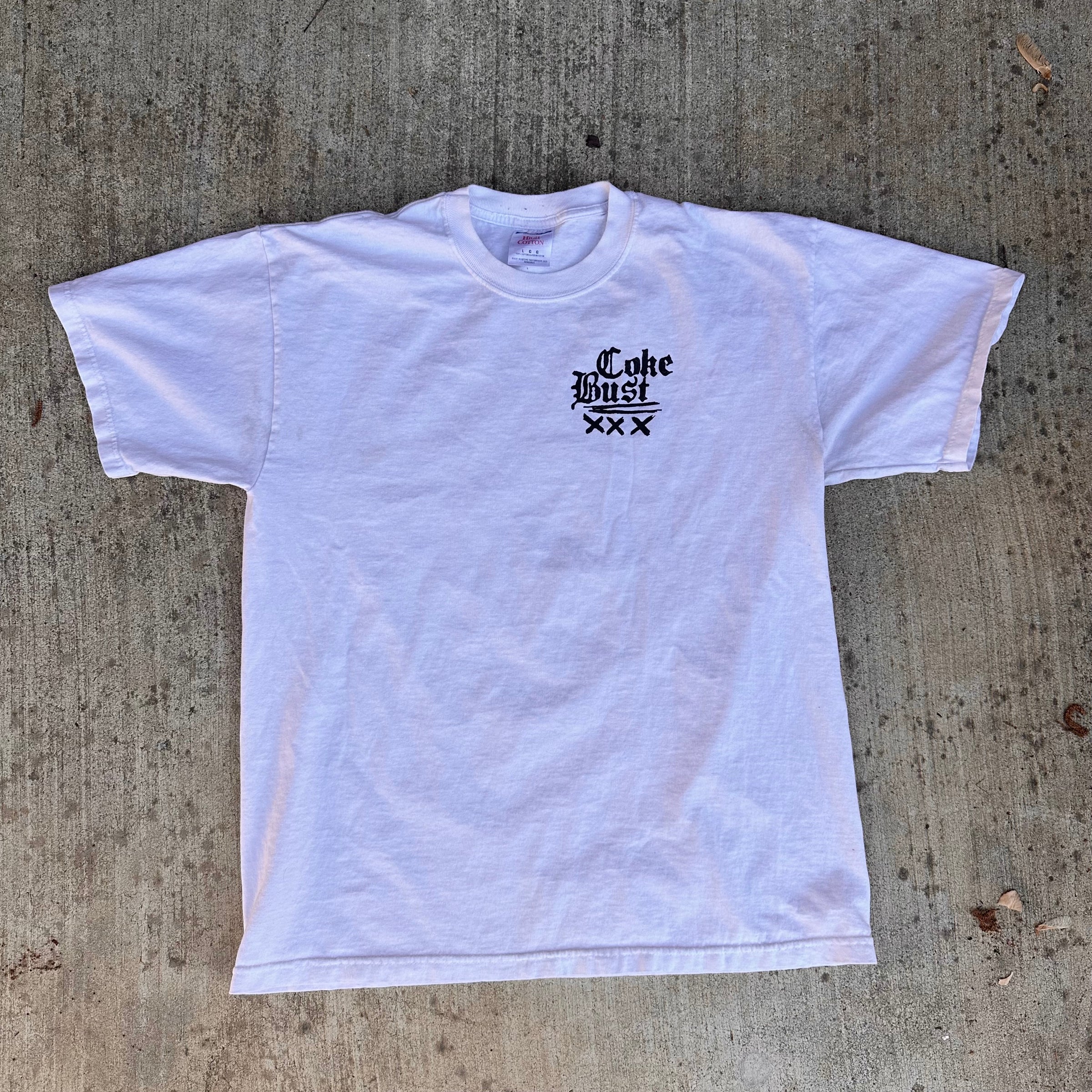 2010 Coke Bust Band T-Shirt Large