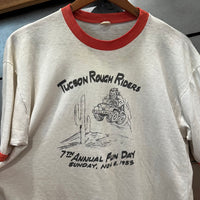 1980’s Tucson Rough Riders Ringer T-Shirt Large