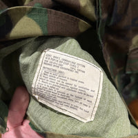 1960’s Deadstock/Mint Brown Dom ERDL Camo Jungle Jacket Medium Long