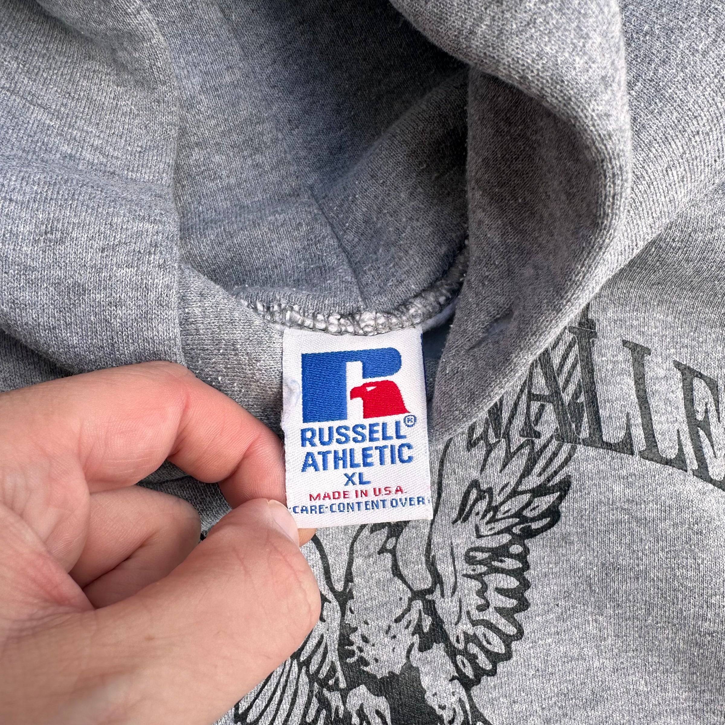 1990’s Russell Athletic Southern Valley Track Hooded Sweatshirt XL