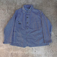 1970’s OshKosh Hickory Stripe Chore Coat Size 50R