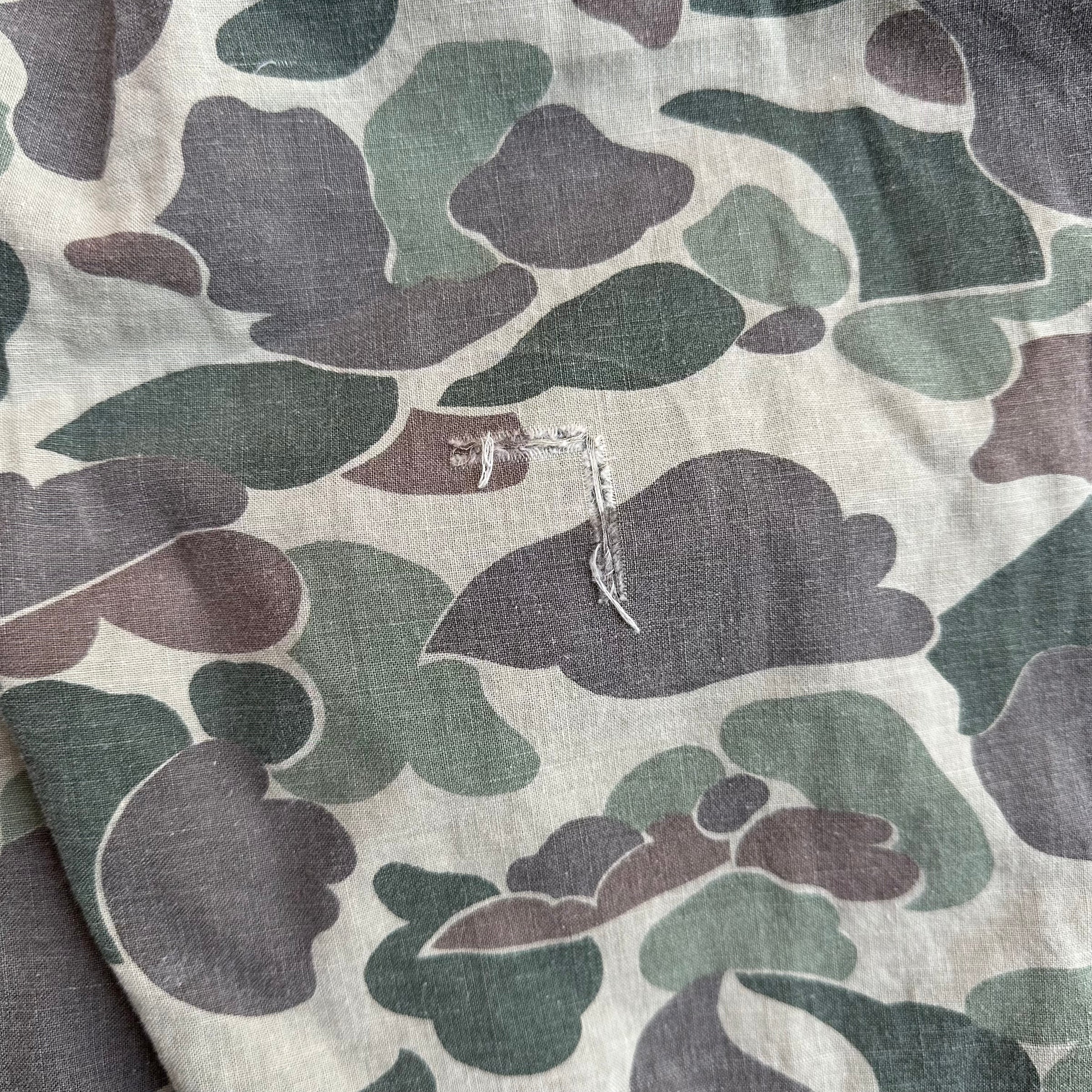 1960’s Black Sheep Hunting Camo Loop Collar Shirt Large