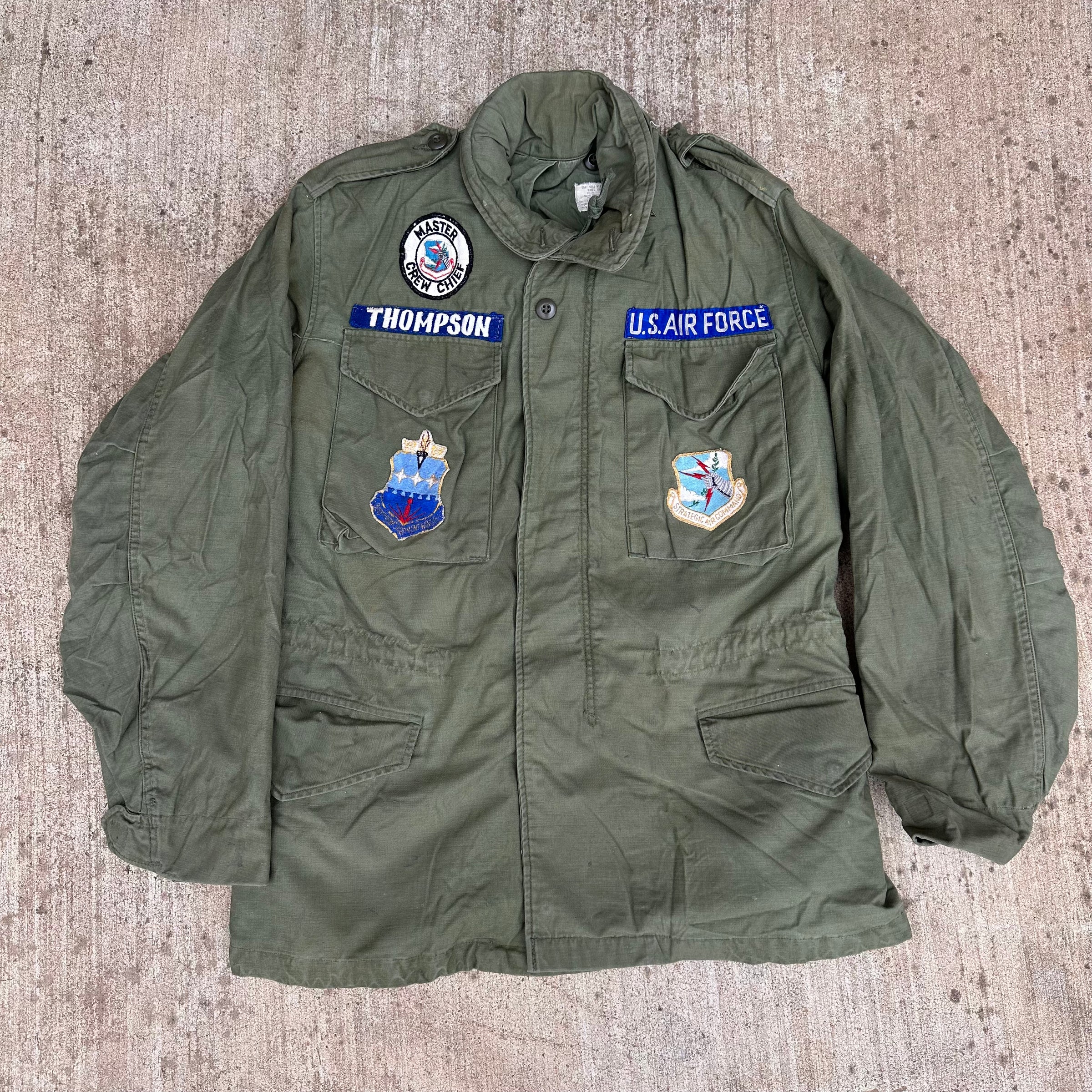 1970’s Patched USAF M-65 Field Jacket Small Regular