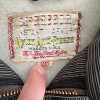 1950’s McGregor Nylon Anti-Freeze Striped Jacket Size 40
