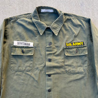 1950’s US Army Patched 13-Star Fatigue Shirt Large