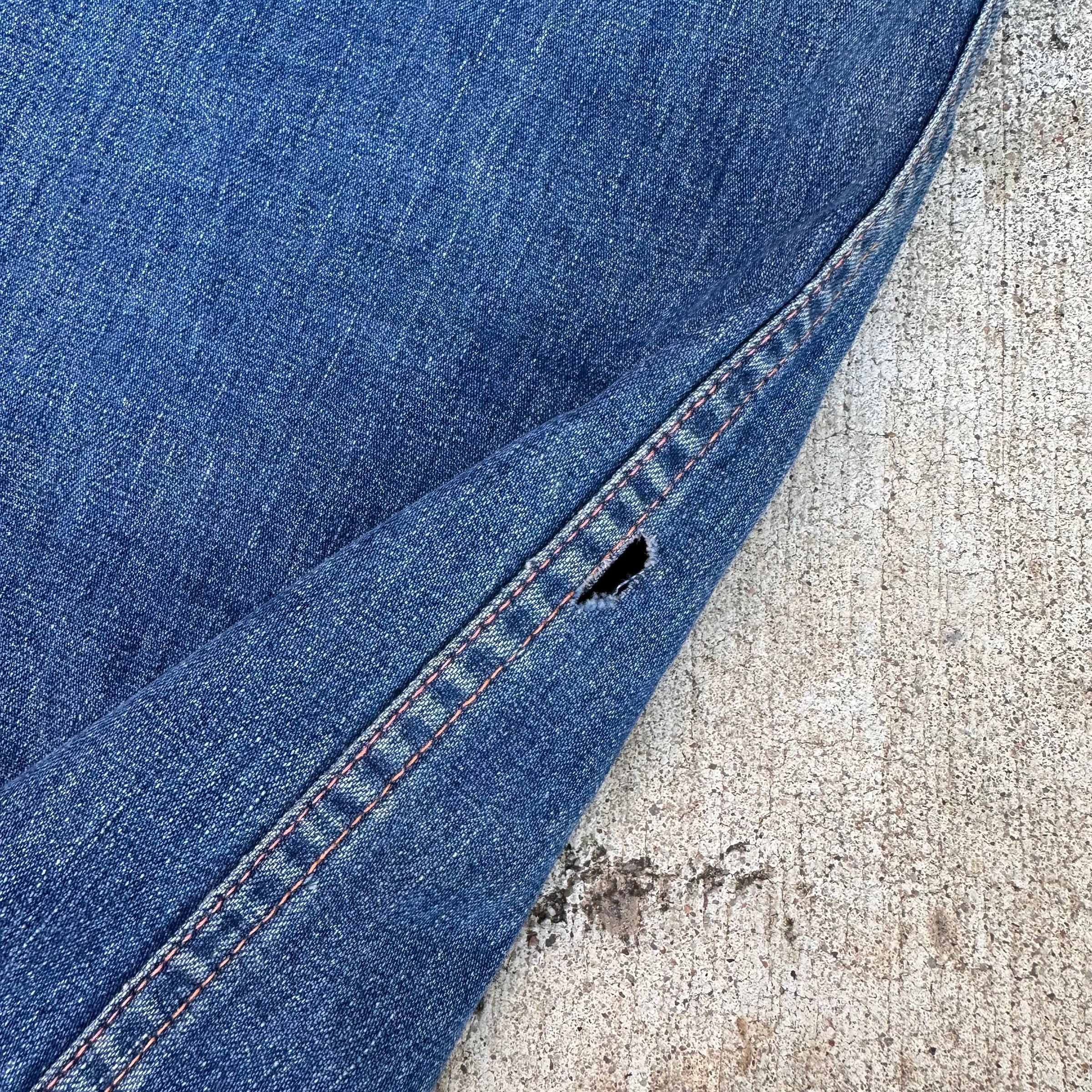 1940’s Sanforized Donut Button Denim Carpenter Jeans 31” x 30”