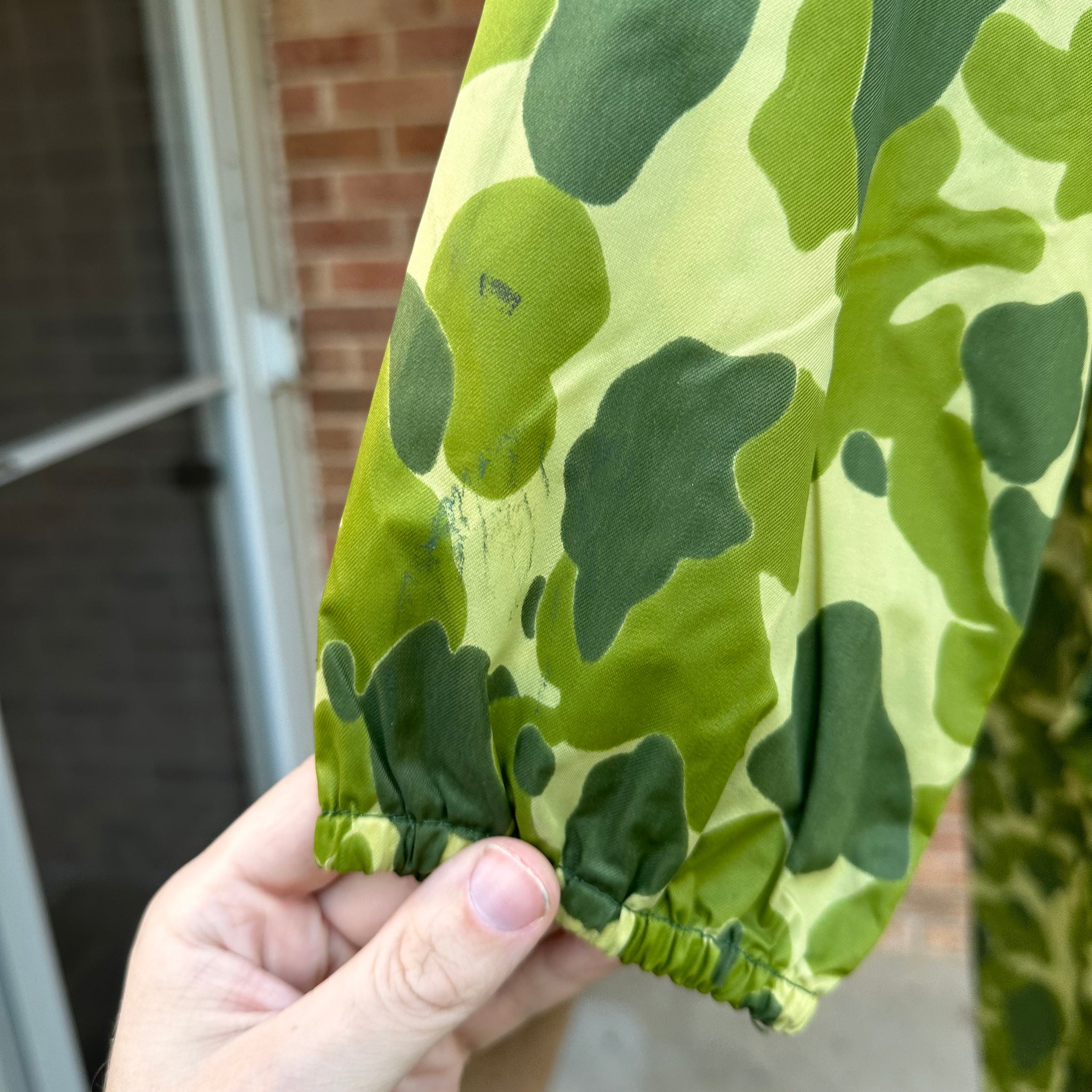 1950’s Tailor Made Coveralls from WWII Camo Parachute XL