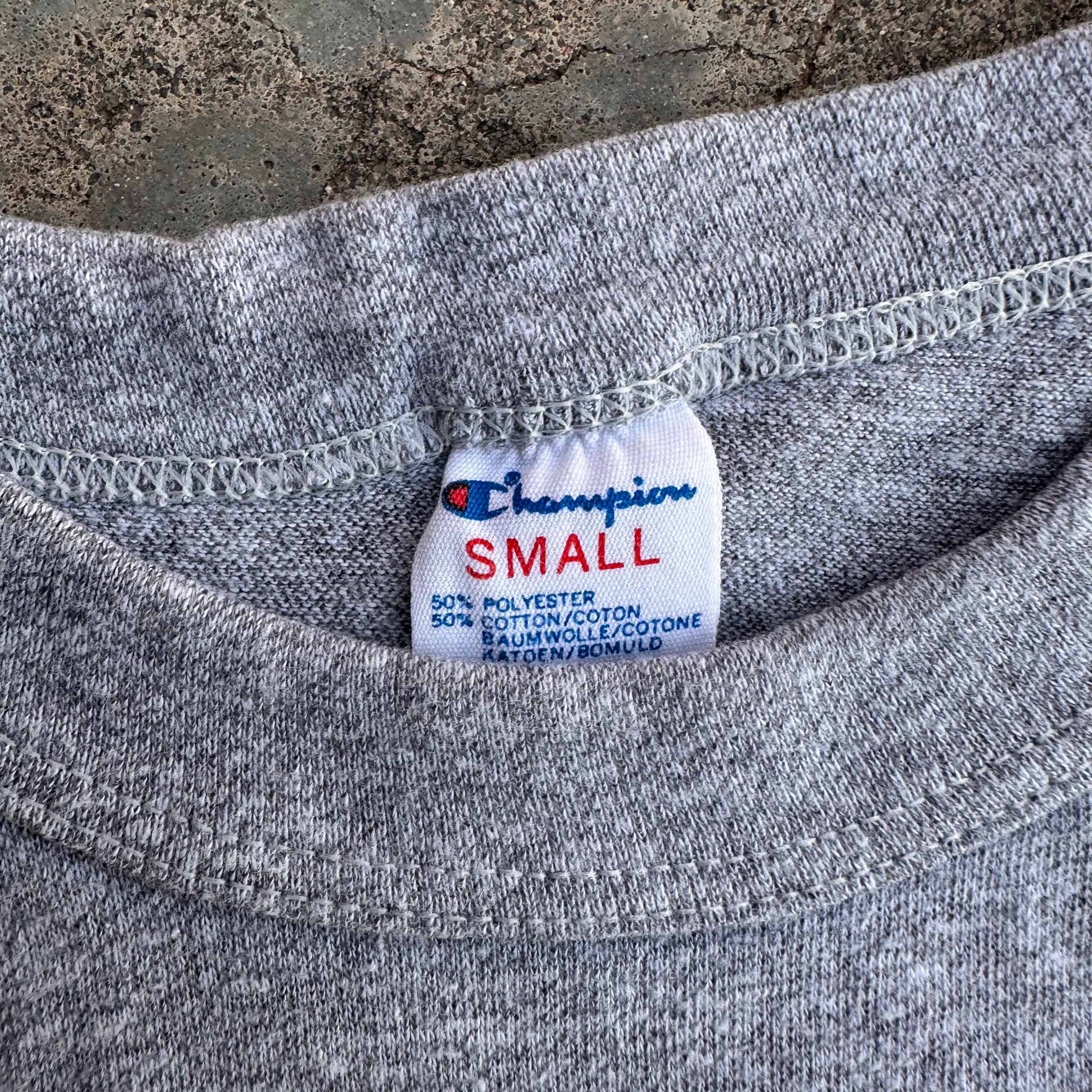 1980’s Harvard Champion Heather Grey T-Shirt Small