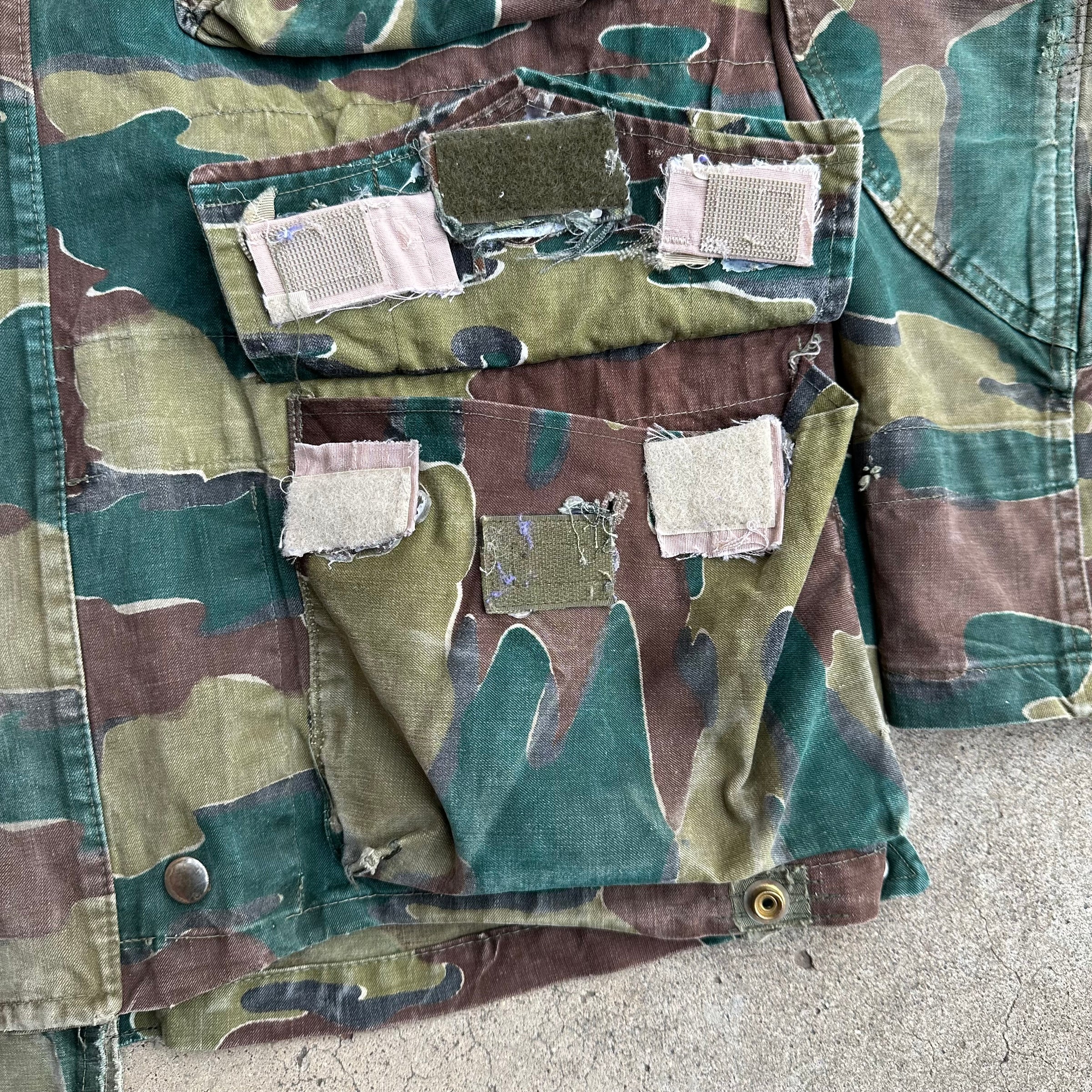 1960’s Belgian Jigsaw Camo Paratrooper Smock Jacket
