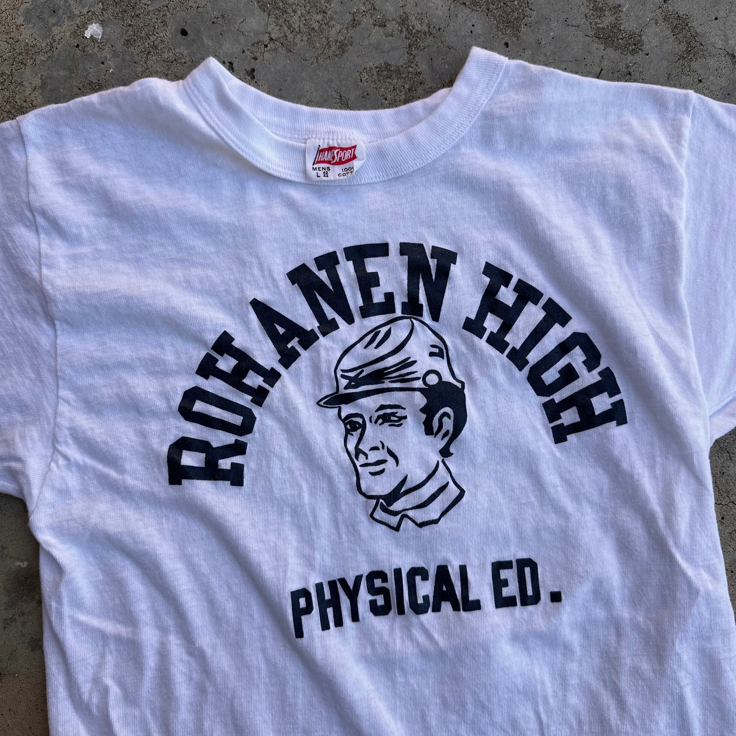 1960’s Rohanen High Physical Ed T-Shirt Tagged Large