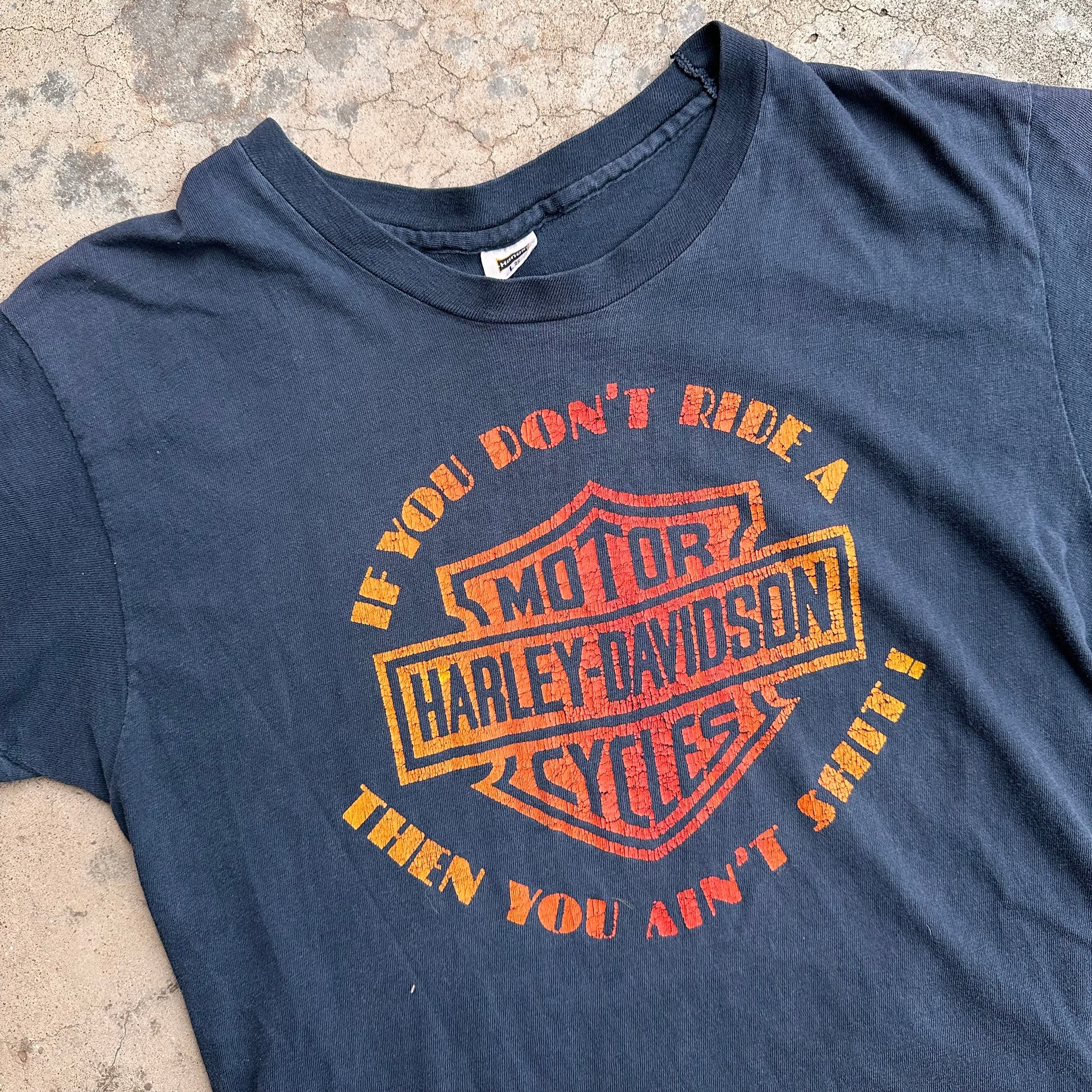 Early 70’s Harley Davidson “You Ain’t Shit!” Shop T-Shirt Small