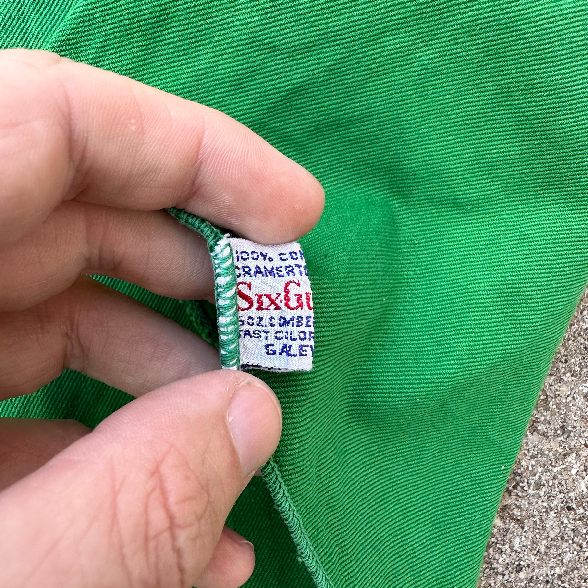 1950’s Shamrock Gas Station Embroidered Work Shirt Medium