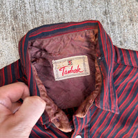 1950’s Tanbark Gabardine Western Shirt Medium
