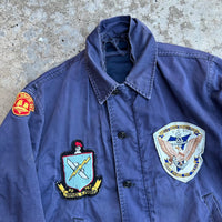 1960’s Patched USN Utility Jacket 22” Chest