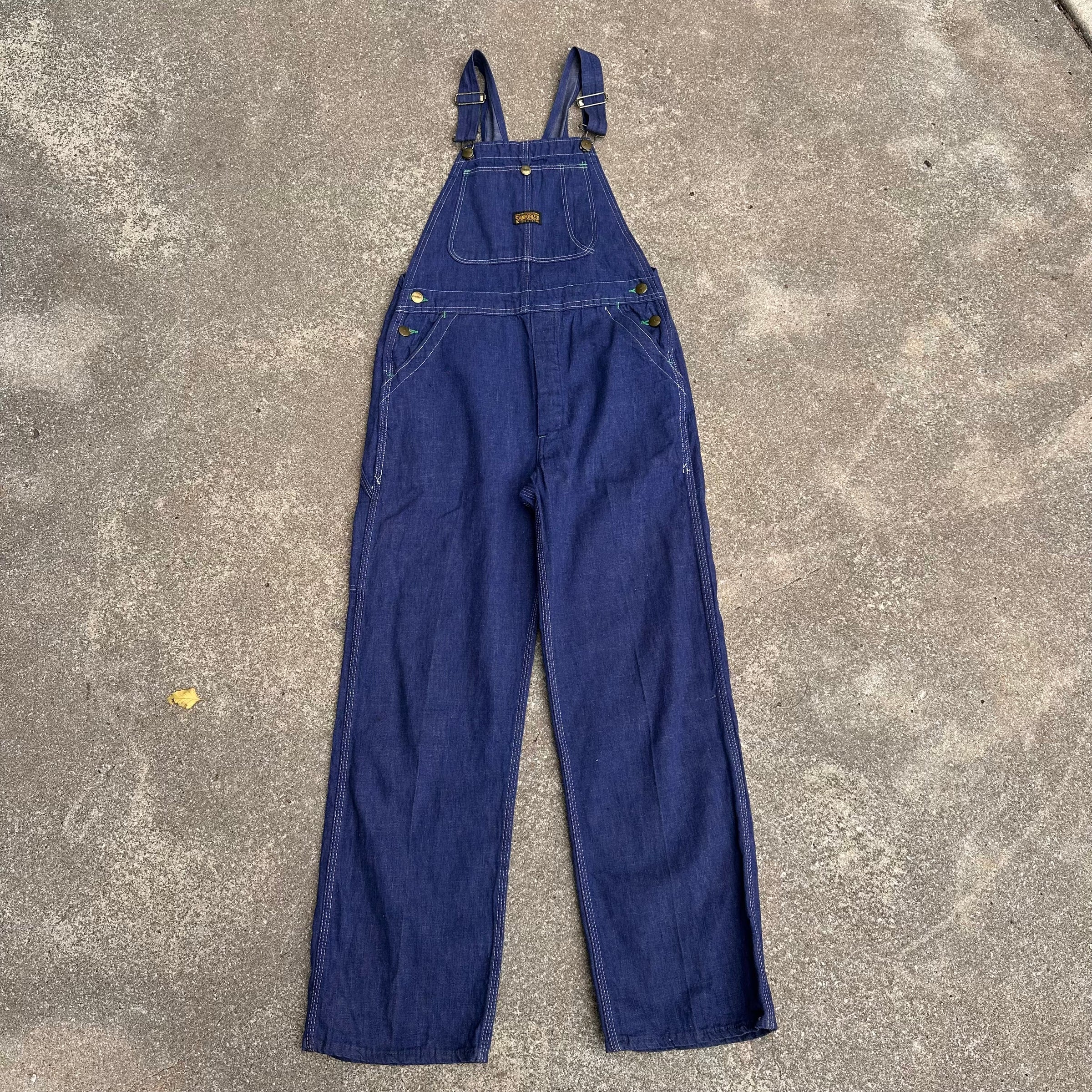 1950’s/60’s Mint Sanforized Denim Overalls 30” Waist