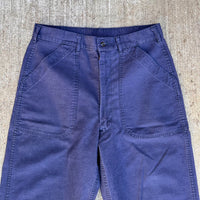 1970’s US Navy Dark Blue Utility Trousers 30” x 31”