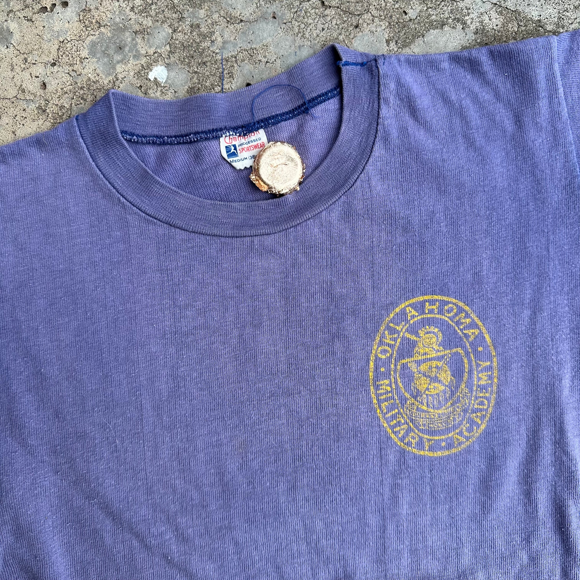 1950’s Oklahoma Military Academy Champion Running Man T-Shirt