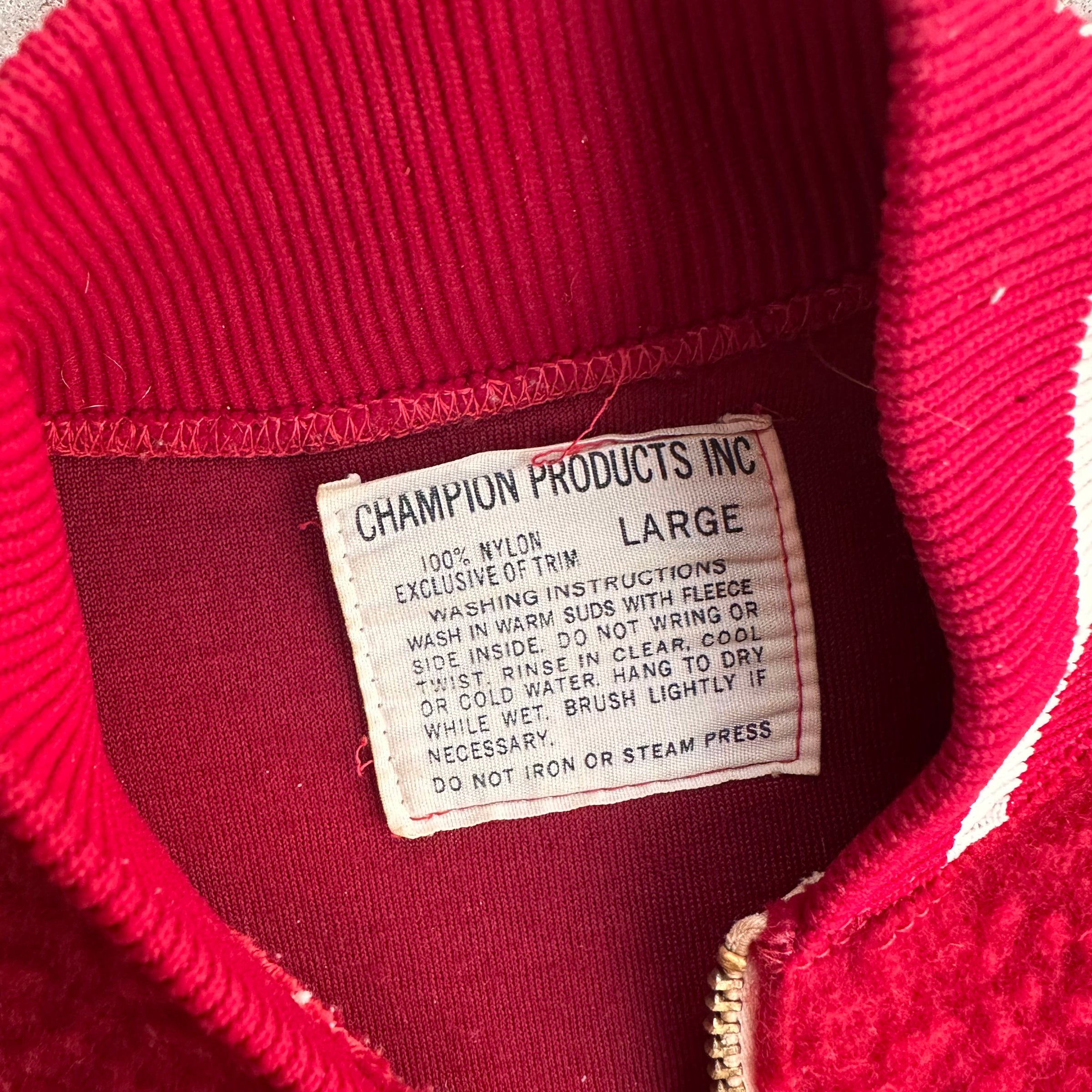 1960’s Burroughs Champion Nylon Fleece Sweatshirt Large