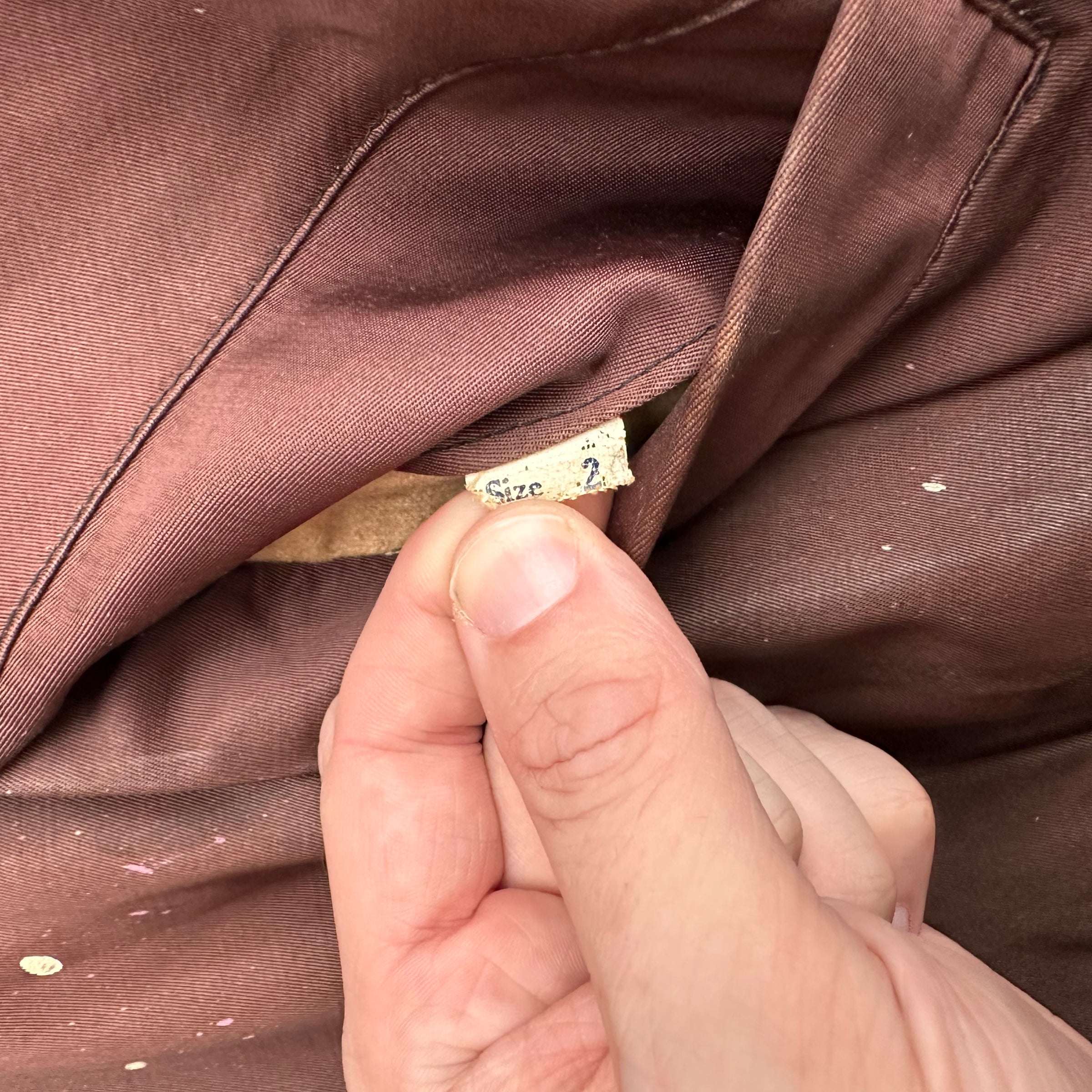 1950’s Painted Reversible Varsity Jacket XL