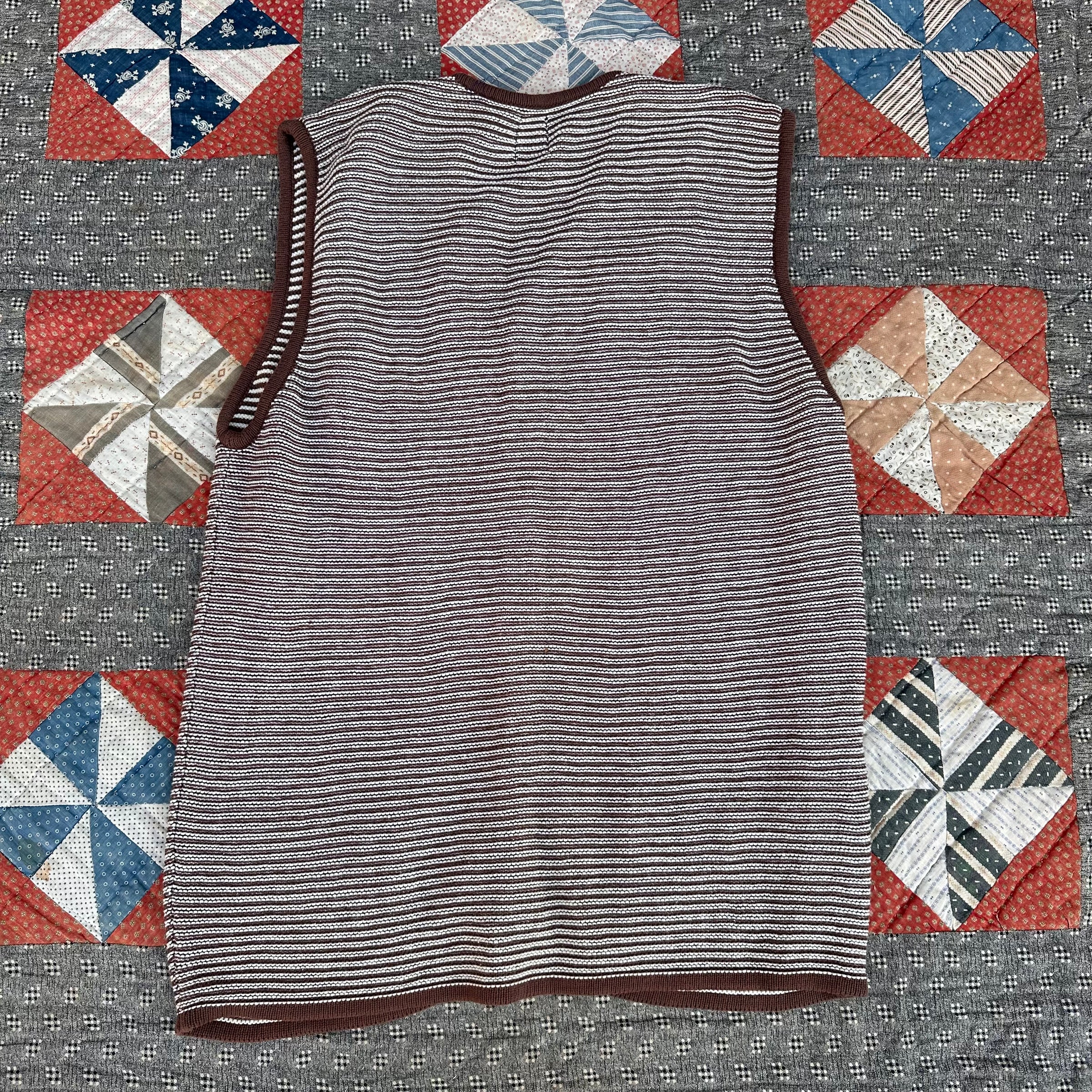 1990’s Gap Ribbed Cotton Sweater Vest Large