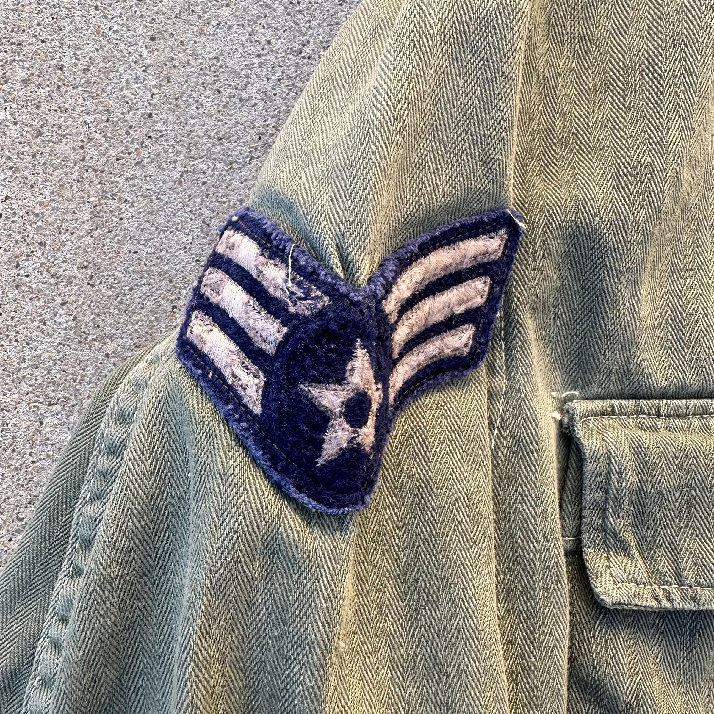 1950’s USAF Patched HBT 13-Star Fatigue Shirt