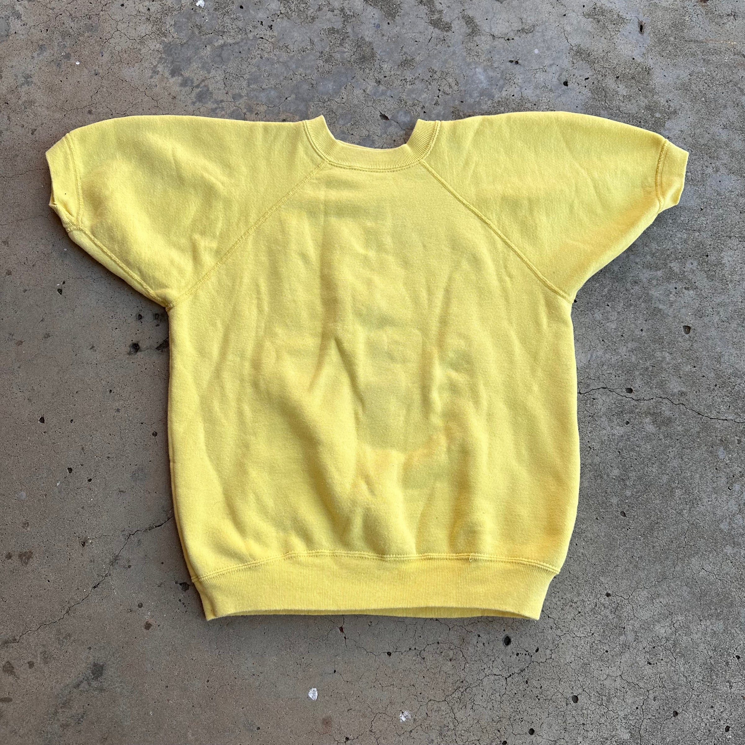 1960’s First Mate Flock Print S/S Sweatshirt Medium